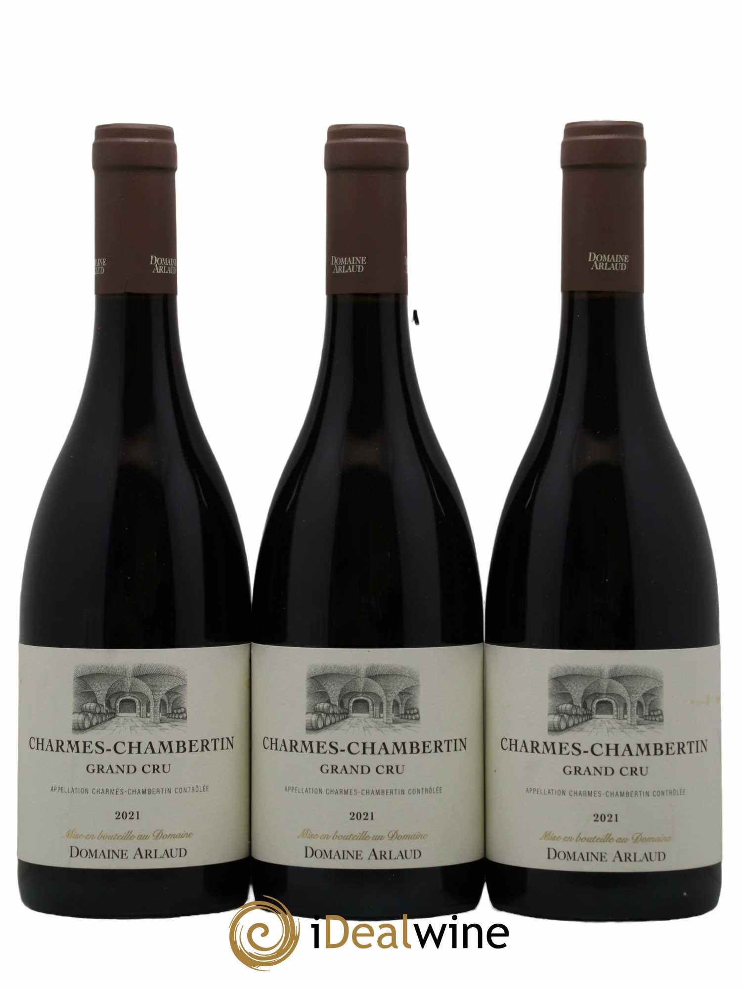 Charmes-Chambertin Grand Cru Arlaud 2021 - Lot de 3 bouteilles - 0