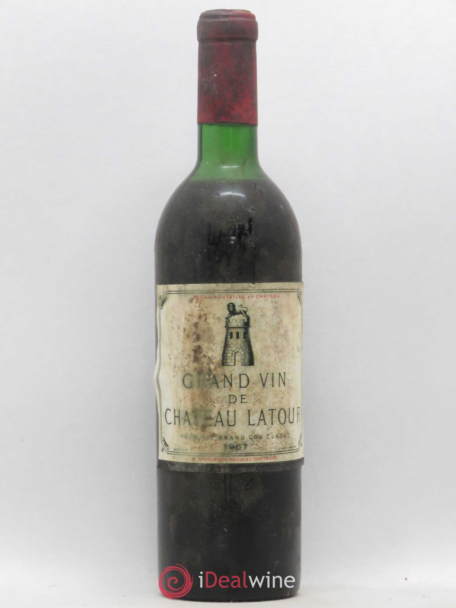 Château Latour 1er Grand Cru Classé 1967 - Lot de 1 bouteille - 0