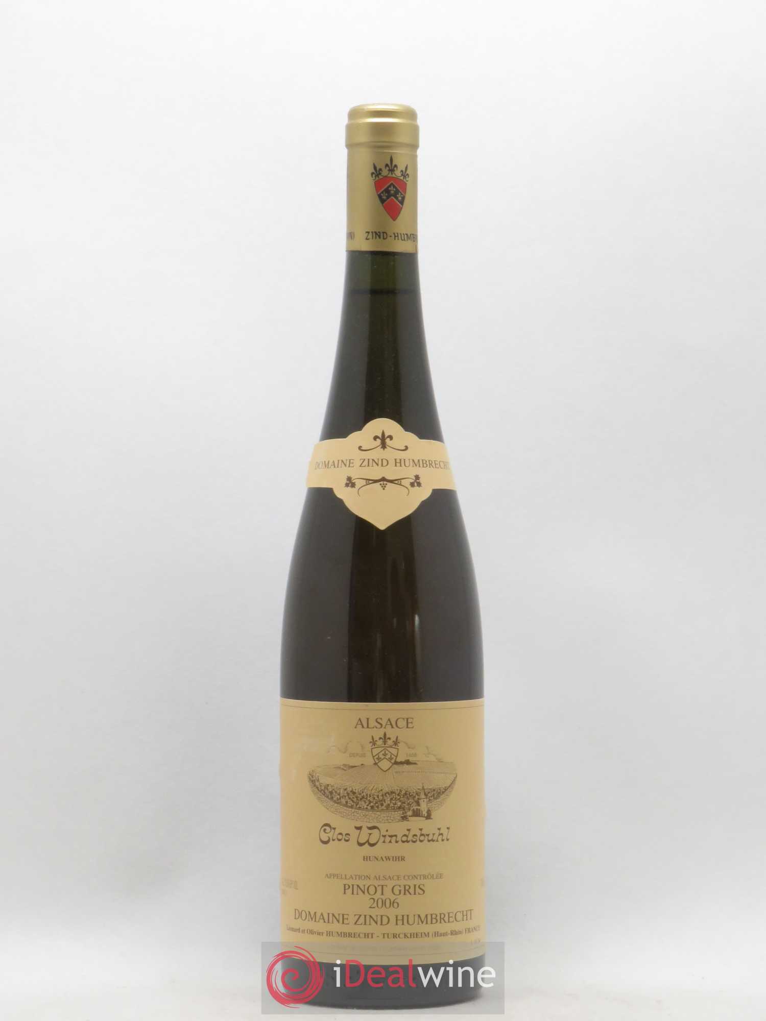 Alsace Pinot Gris Clos Windsbuhl Zind-Humbrecht (Domaine) (sans prix de réserve) 2006 - Lot de 1 bouteille - 0