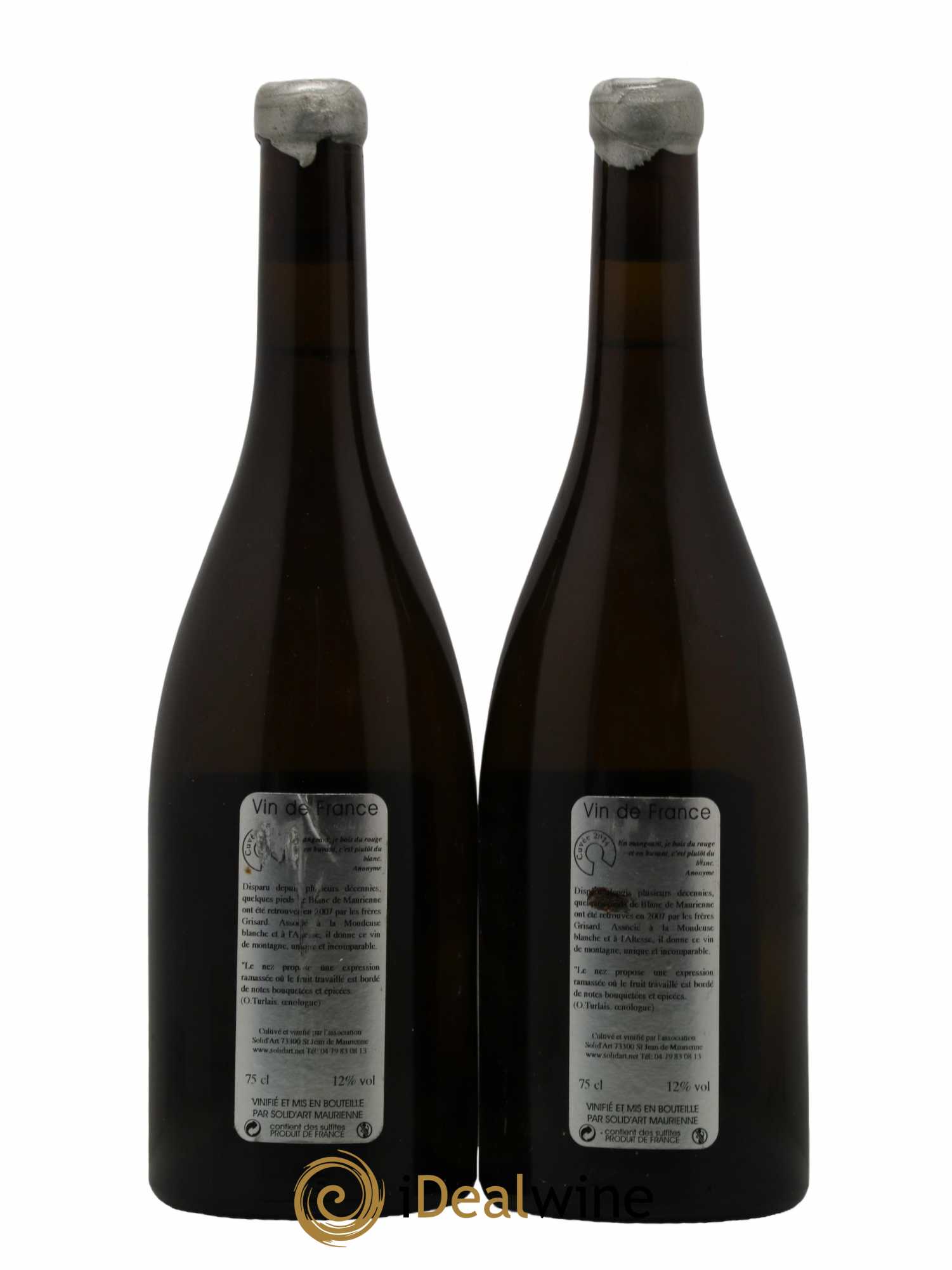 Vin de Savoie Domaine Solid Art 2014 - Lot de 2 bouteilles - 1