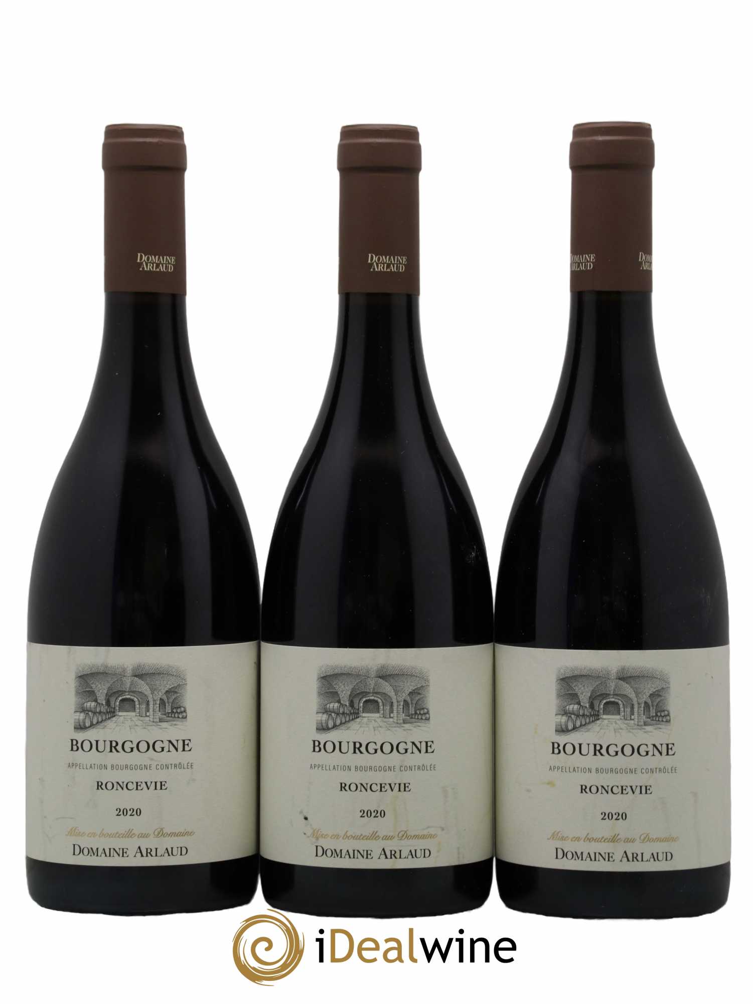 Bourgogne Roncevie Arlaud 2020 - Lot de 3 bouteilles - 0