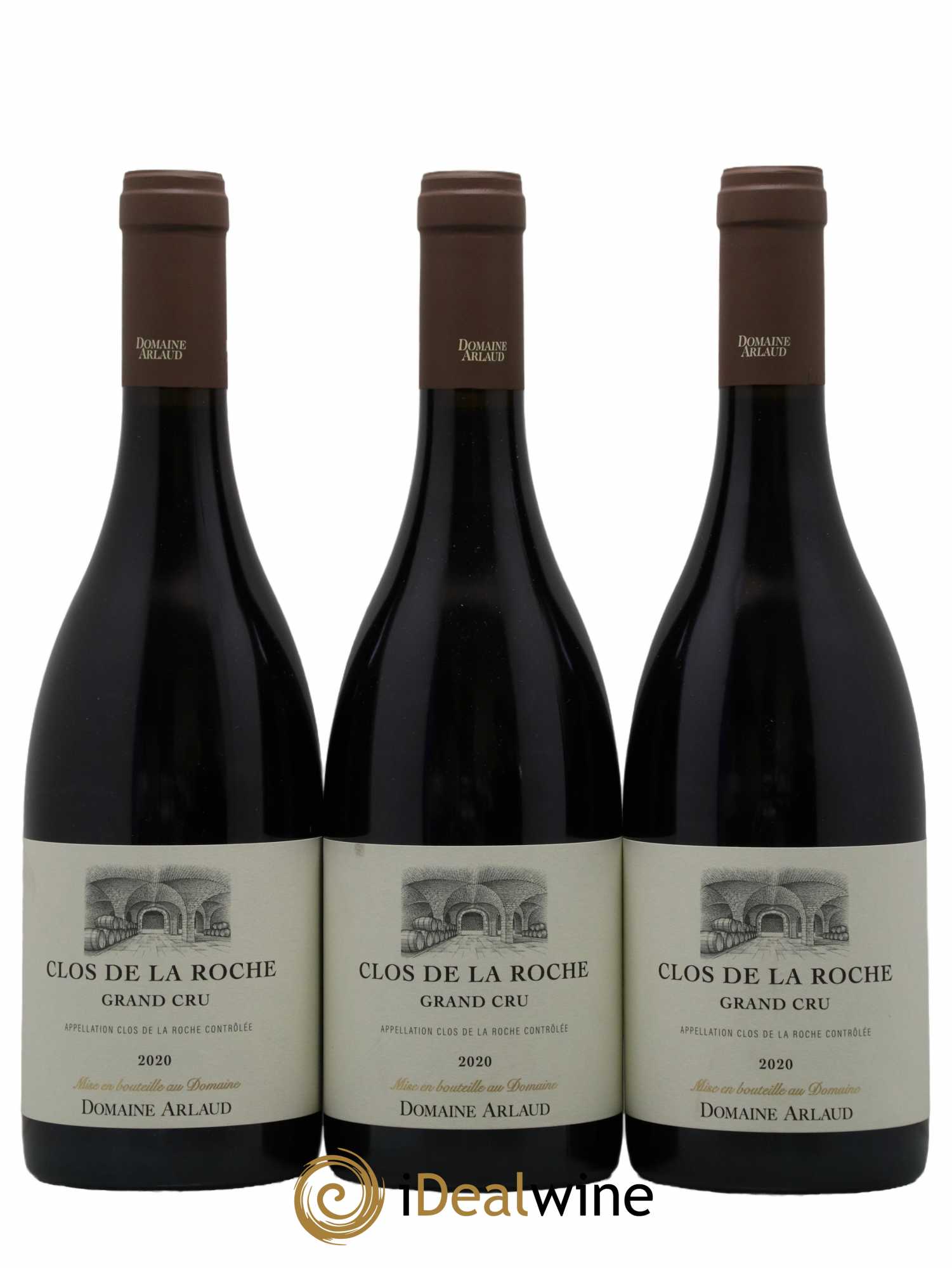 Clos de la Roche Grand Cru Arlaud 2020 - Lot de 3 bouteilles - 0