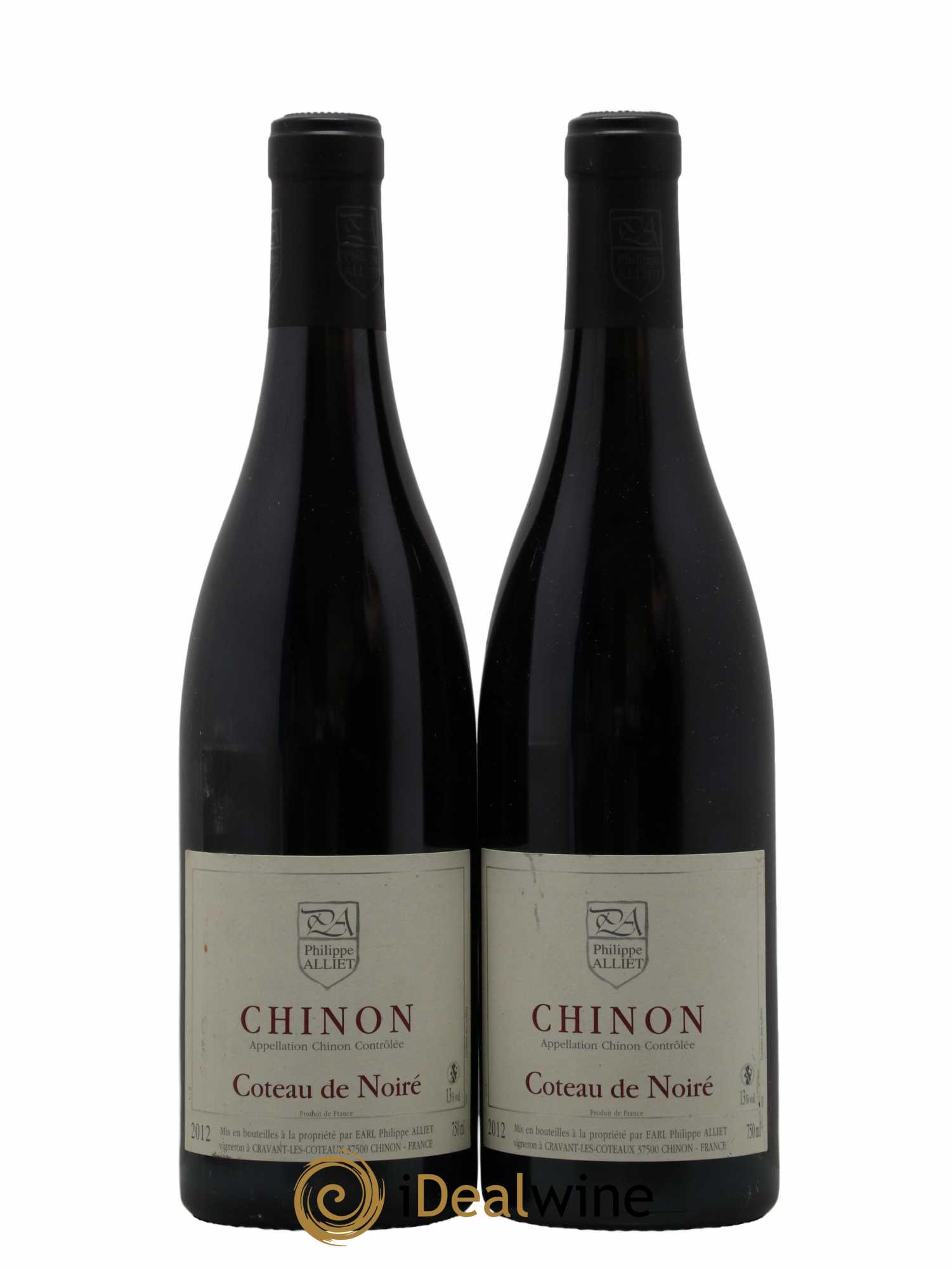 Chinon Coteau de Noiré Philippe Alliet 2012 - Lot de 2 bouteilles - 0