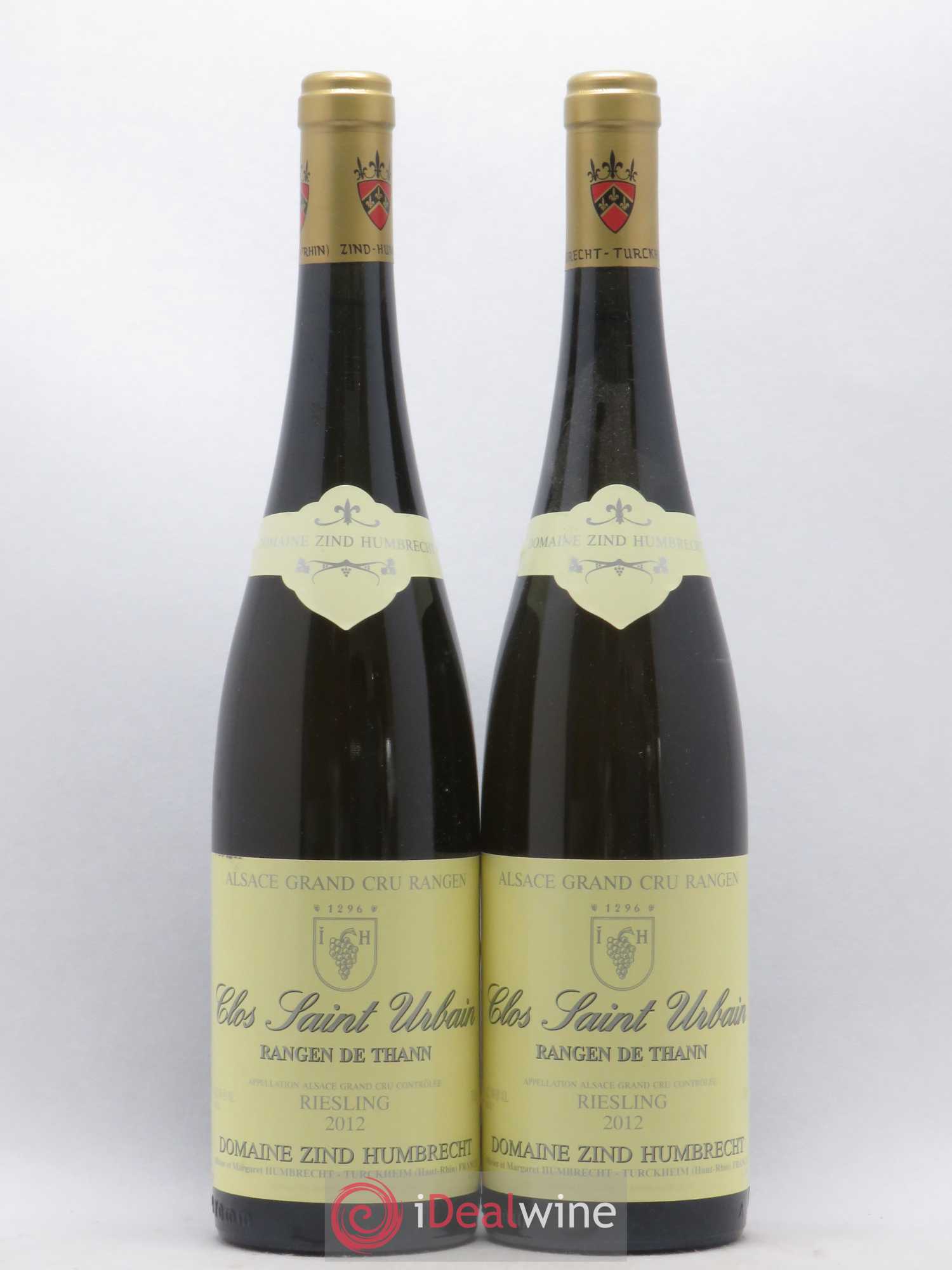 Alsace Riesling Grand Cru Rangen de Thann Clos Saint Urbain Zind-Humbrecht (Domaine) 2012 - Lot de 2 bouteilles - 0