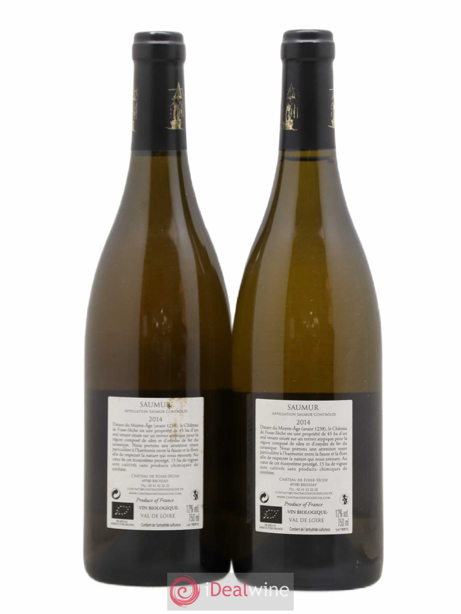 Saumur Arcane Chateau Fosse Seche 2014 - Posten von 2 Flaschen - 1