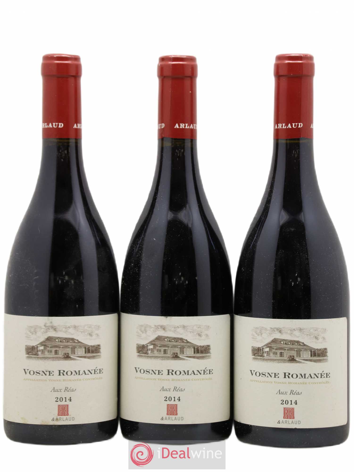 Vosne-Romanée Aux Réas Cyprien Arlaud (anciennement A & Arlaud) 2014 - Lot de 3 bouteilles - 0