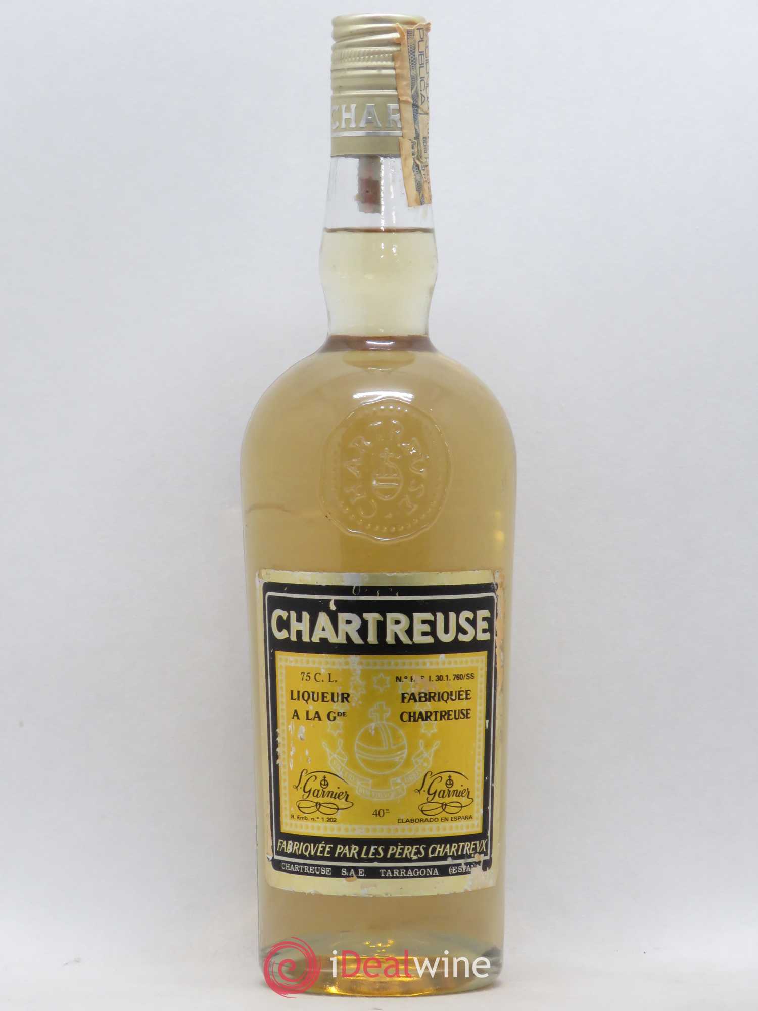 Chartreuse Tarragone Jaune Pères Chartreux Fabiola (période 1966-1973) - Posten von 1 Flasche - 0