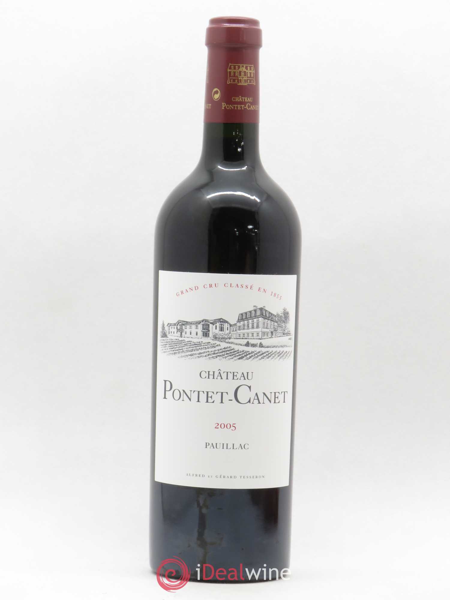 Château Pontet Canet 5ème Grand Cru Classé 2005 - Lot de 1 bouteille - 0
