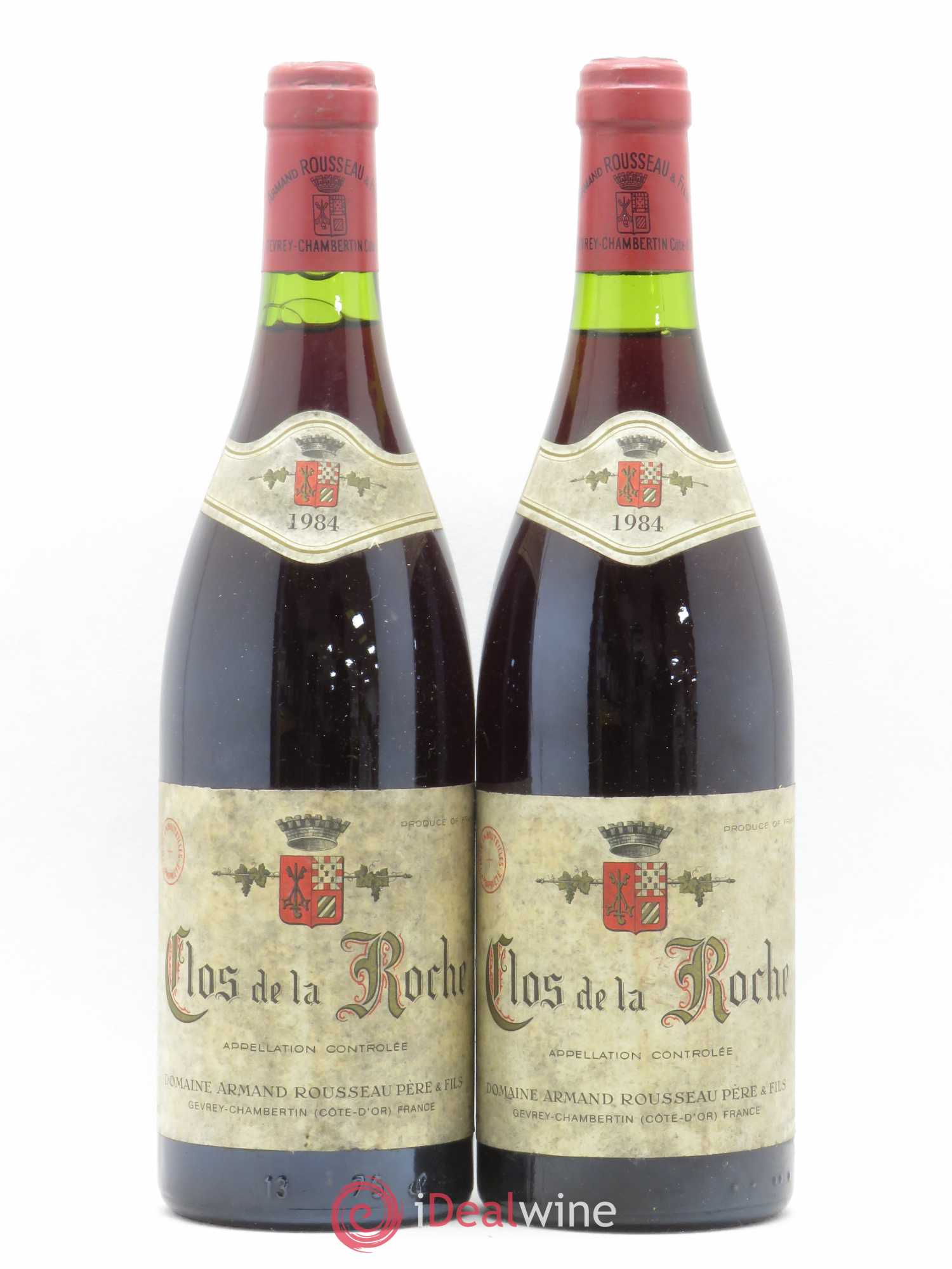 Clos de la Roche Grand Cru Armand Rousseau (Domaine) 1984 - Posten von 2 Flaschen - 0