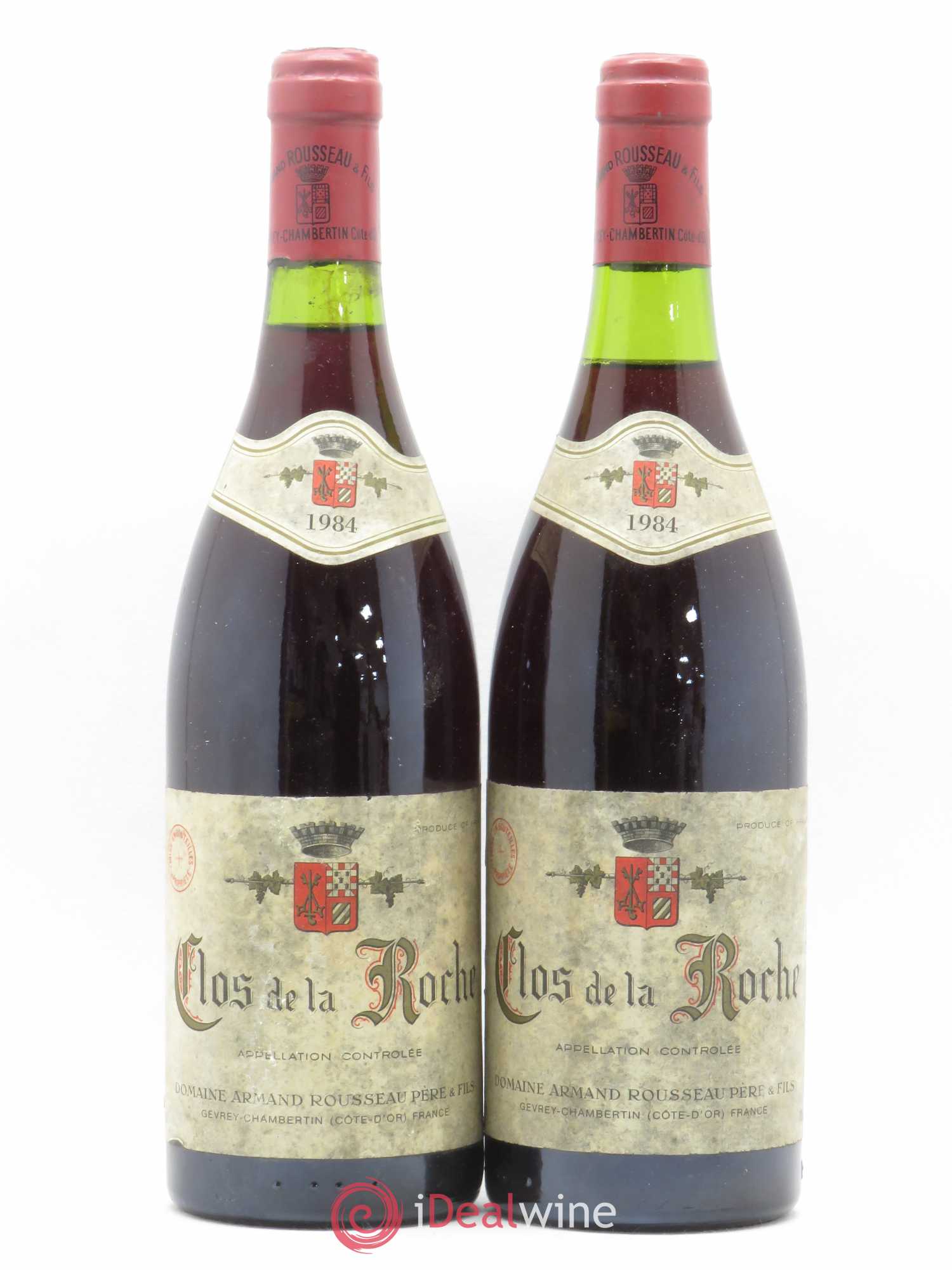 Clos de la Roche Grand Cru Armand Rousseau (Domaine) 1984 - Lot de 2 bouteilles - 0