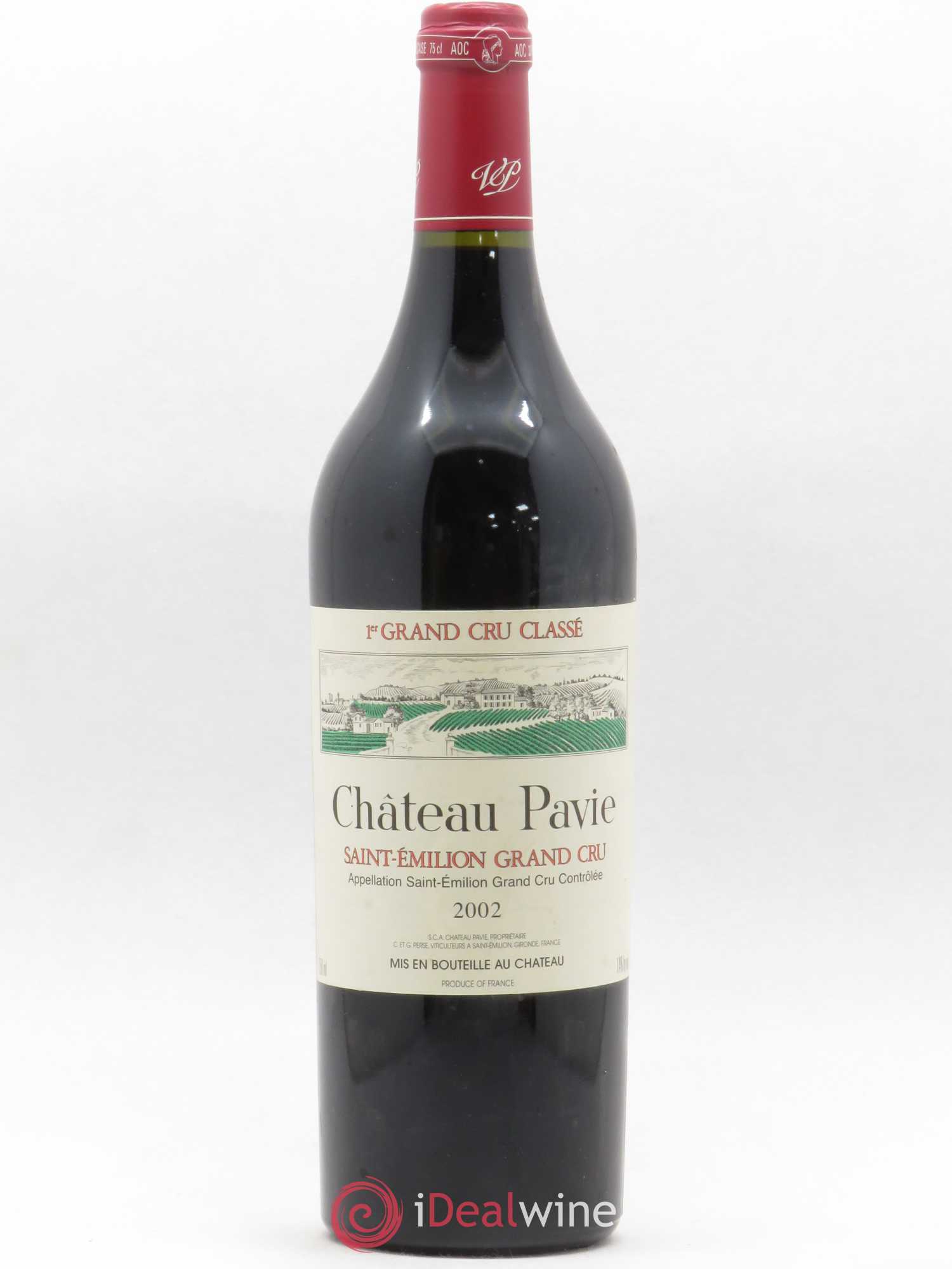 Château Pavie 1er Grand Cru Classé A 2002 - Lot de 1 bouteille - 0