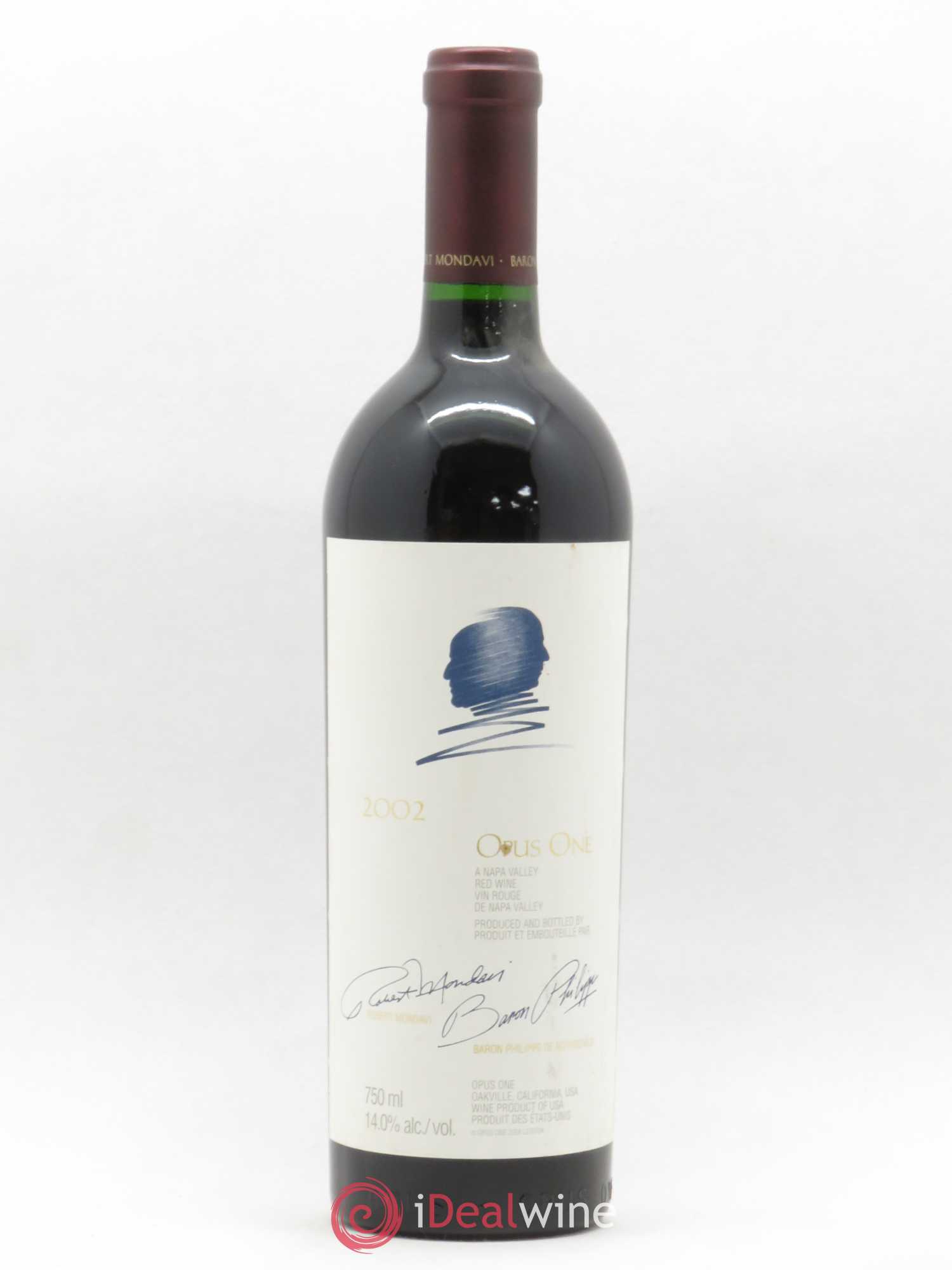 Napa Valley Opus One Robert Mondavi 2002 - Lot de 1 bouteille - 0