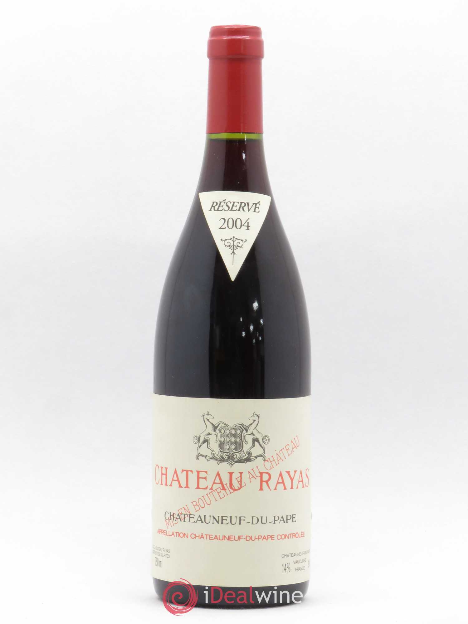 Châteauneuf-du-Pape Château Rayas Emmanuel Reynaud 2004 - Lot de 1 bouteille - 0