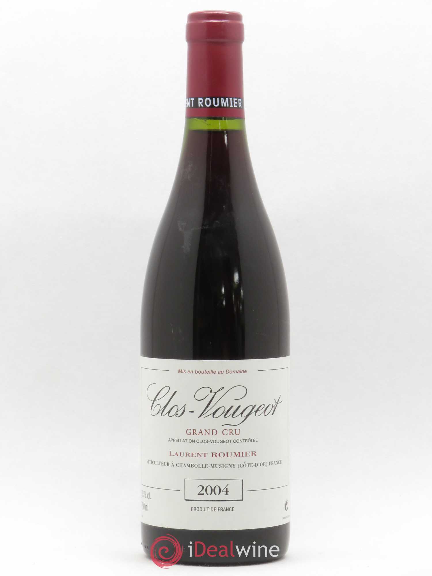 Clos de Vougeot Grand Cru Laurent Roumier 2004 - Lot de 1 bouteille - 0
