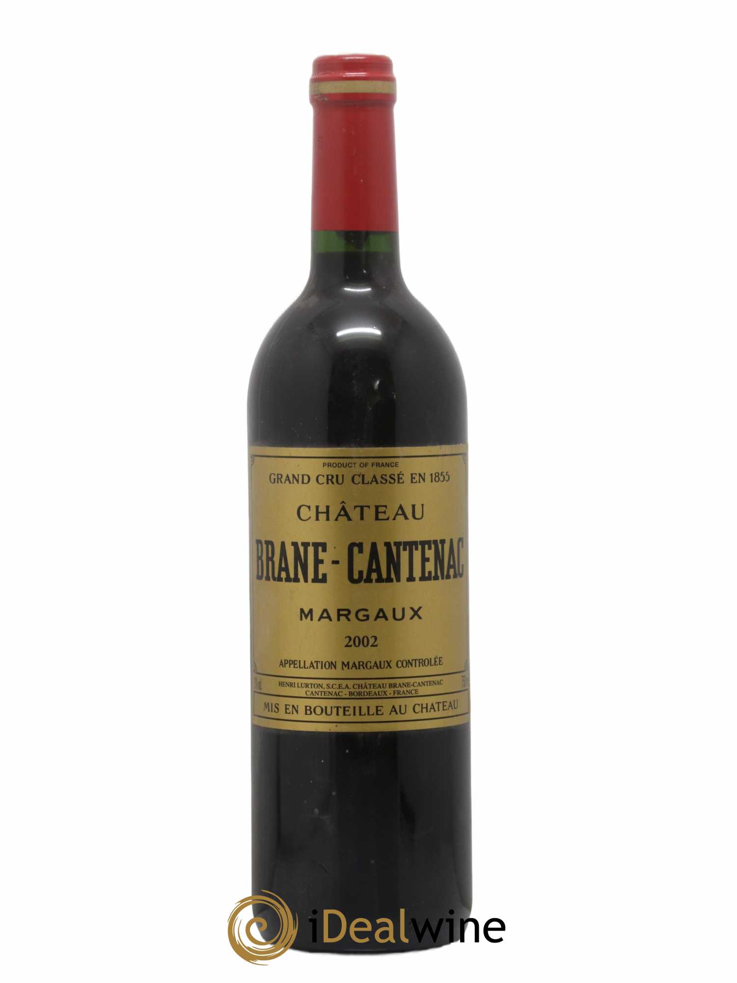 Château Brane Cantenac 2ème Grand Cru Classé 2002 - Lot de 1 bouteille - 0