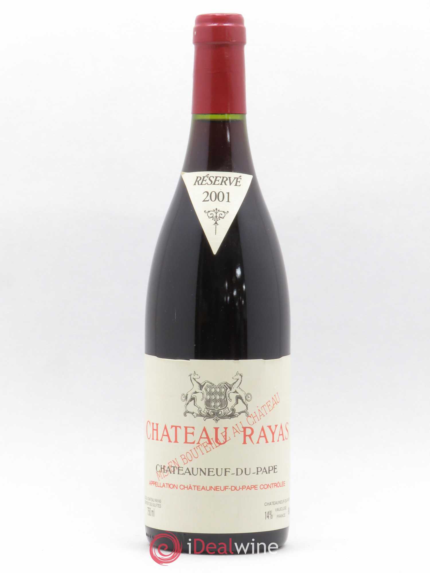 Châteauneuf-du-Pape Château Rayas Emmanuel Reynaud 2001 - Lot de 1 bouteille - 0