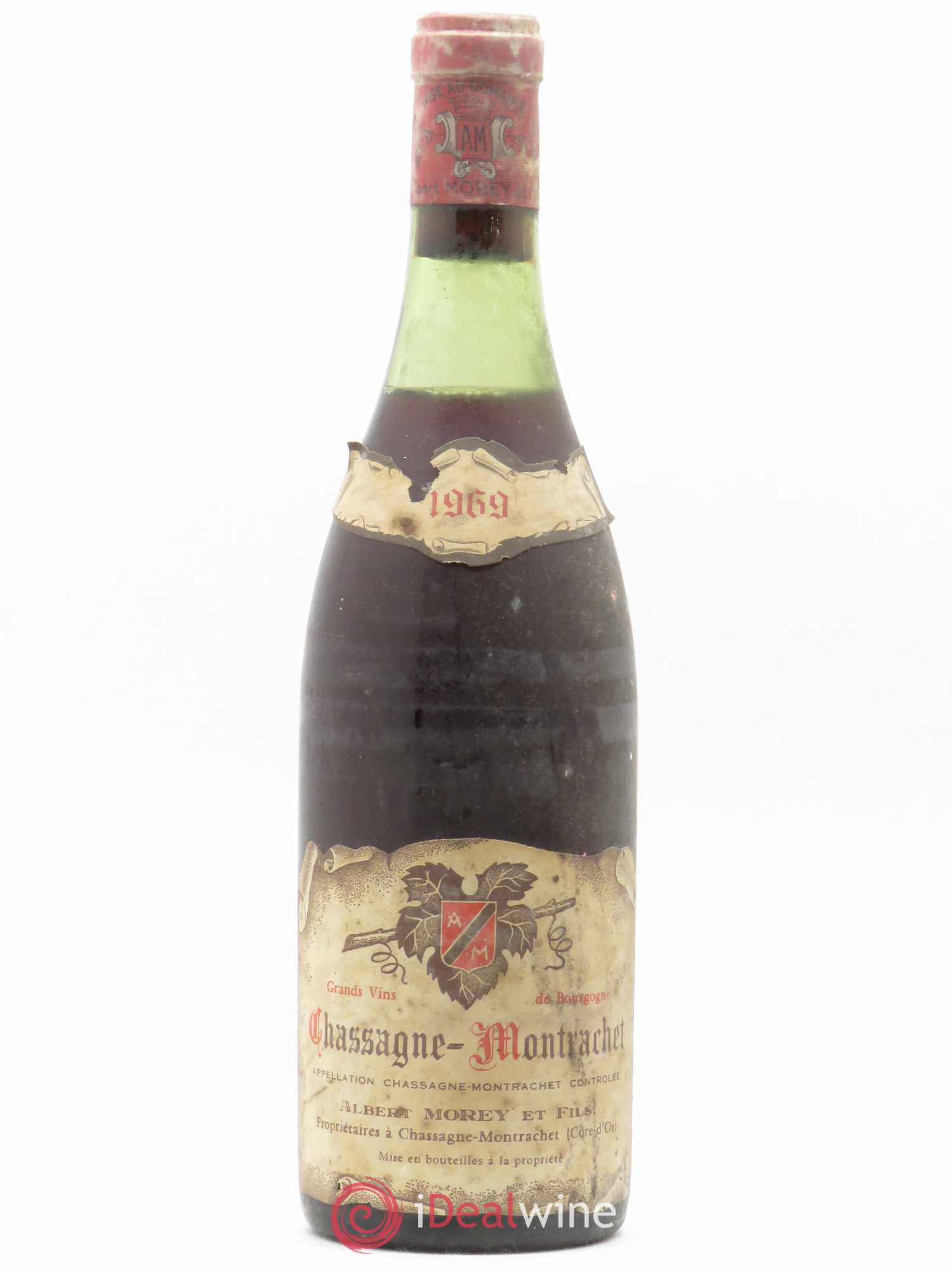 Chassagne-Montrachet Albert Morey et Fils 1969 - Posten von 1 Flasche - 0