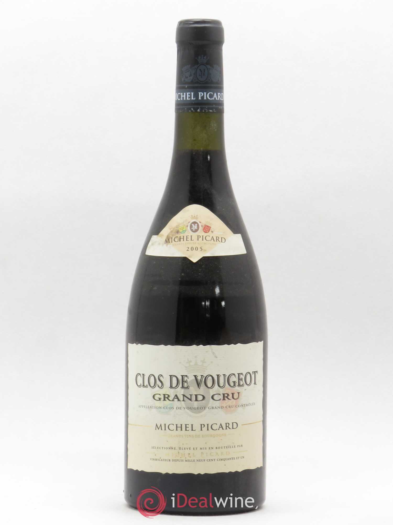 Clos de Vougeot Grand Cru Michel Picard 2005 - Lot de 1 bouteille - 0