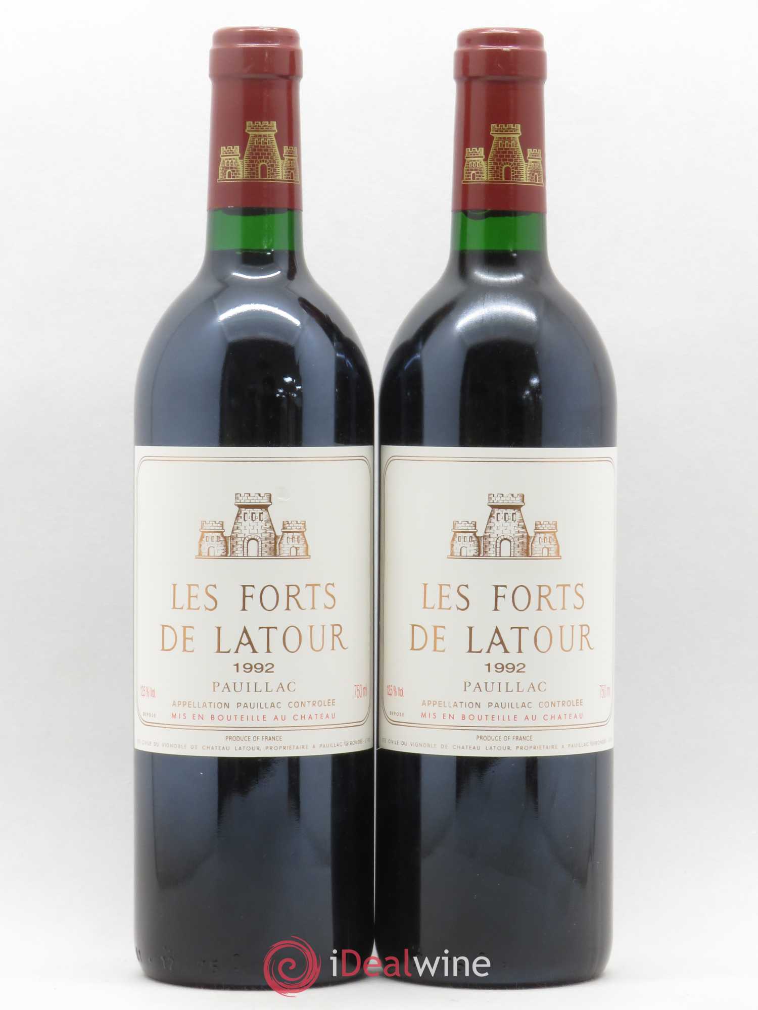 Les Forts de Latour Second Vin 1992 - Lot de 2 bouteilles - 0