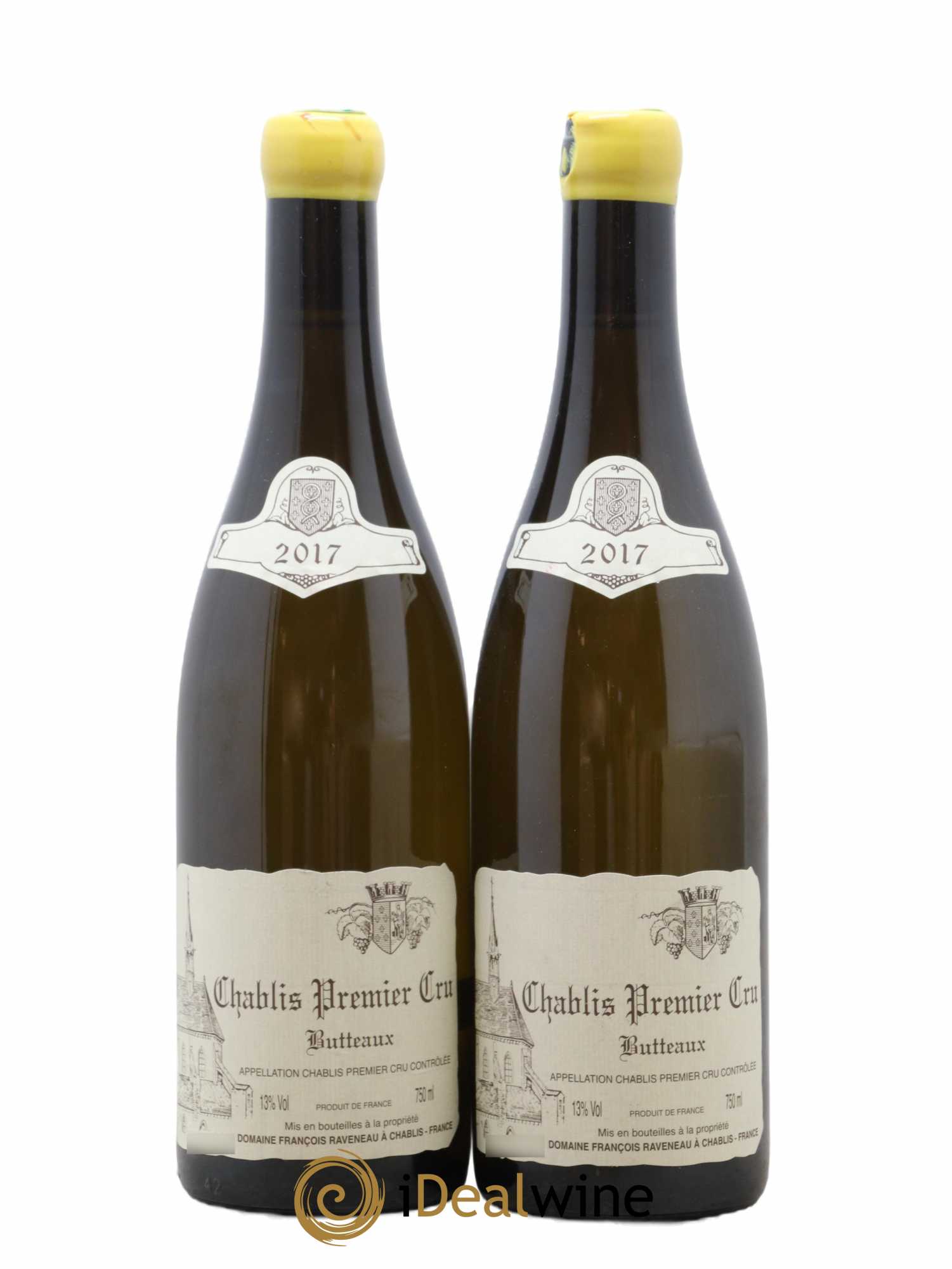 Chablis 1er Cru Butteaux Raveneau (Domaine) 2017 - Lot de 2 bouteilles - 0