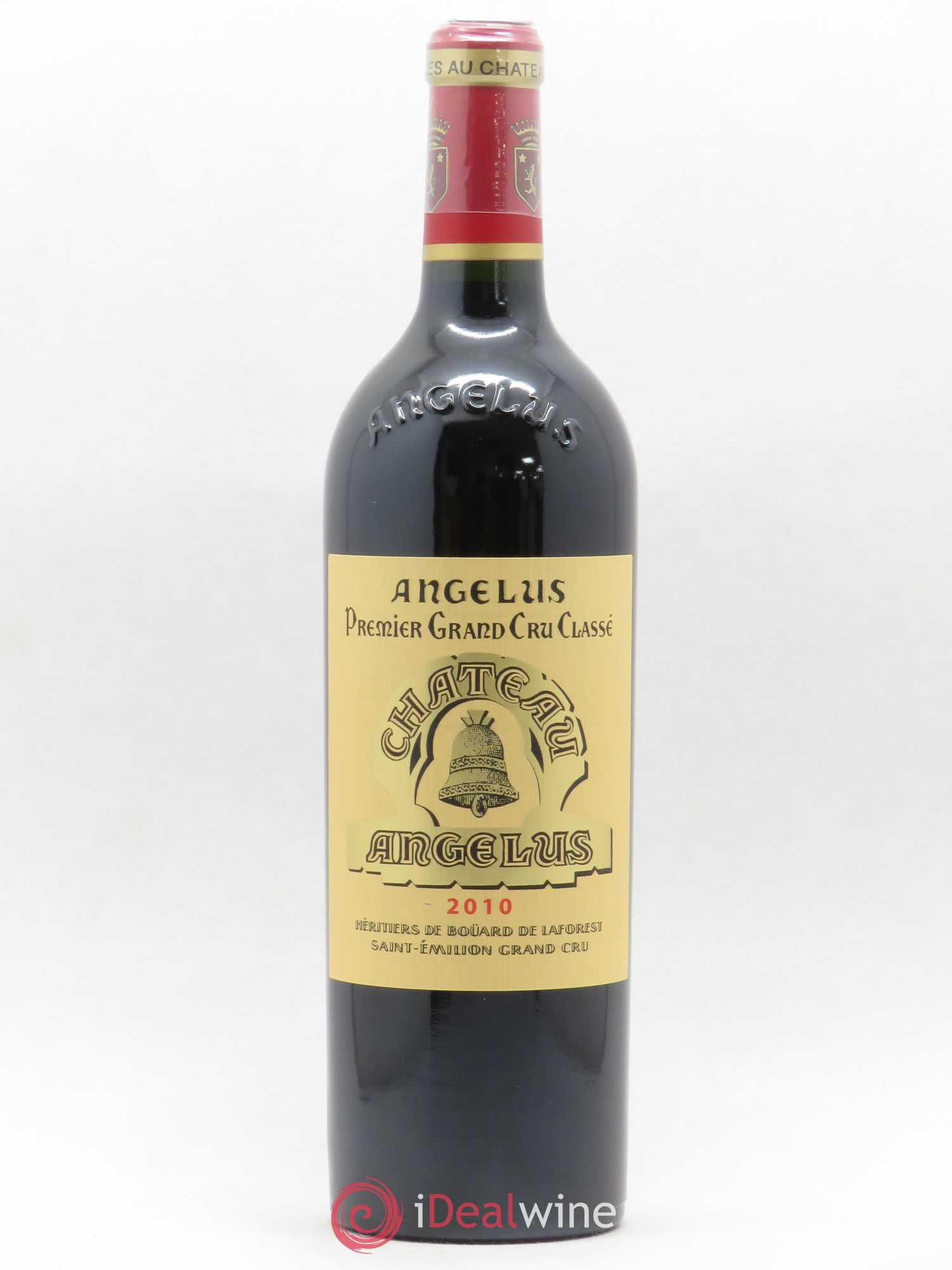 Château Angélus 1er Grand Cru Classé A 2010 - Lot de 1 bouteille - 0