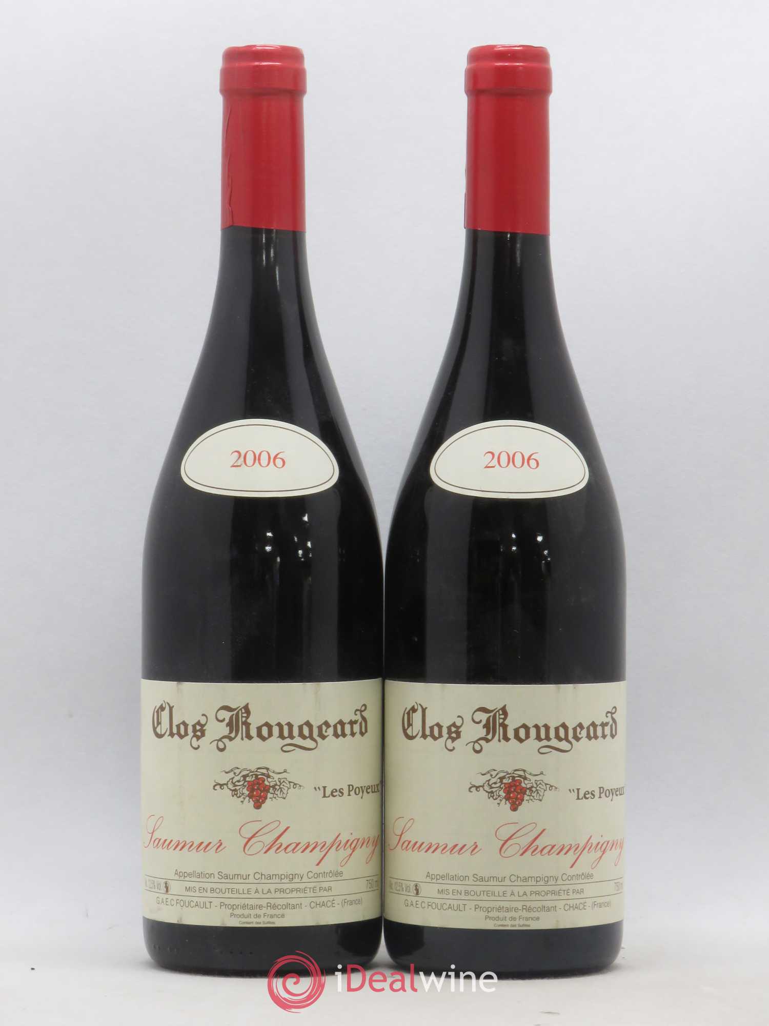 Saumur-Champigny Les Poyeux Clos Rougeard 2006 - Lot de 2 bouteilles - 0