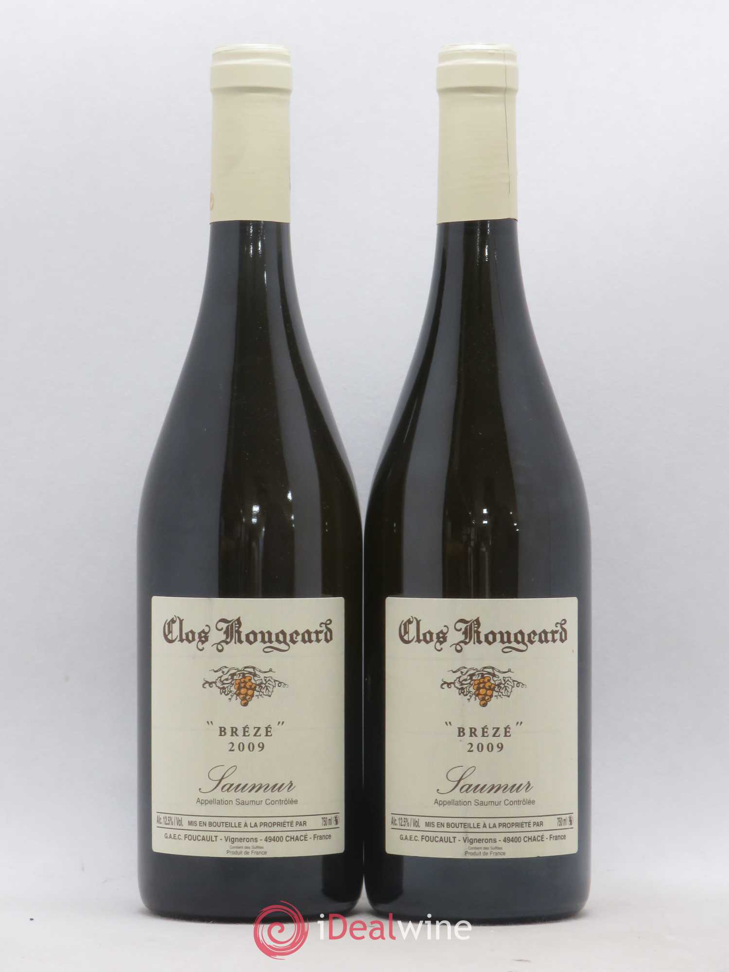 Saumur Brézé Clos Rougeard 2009 - Lot de 2 bouteilles - 0