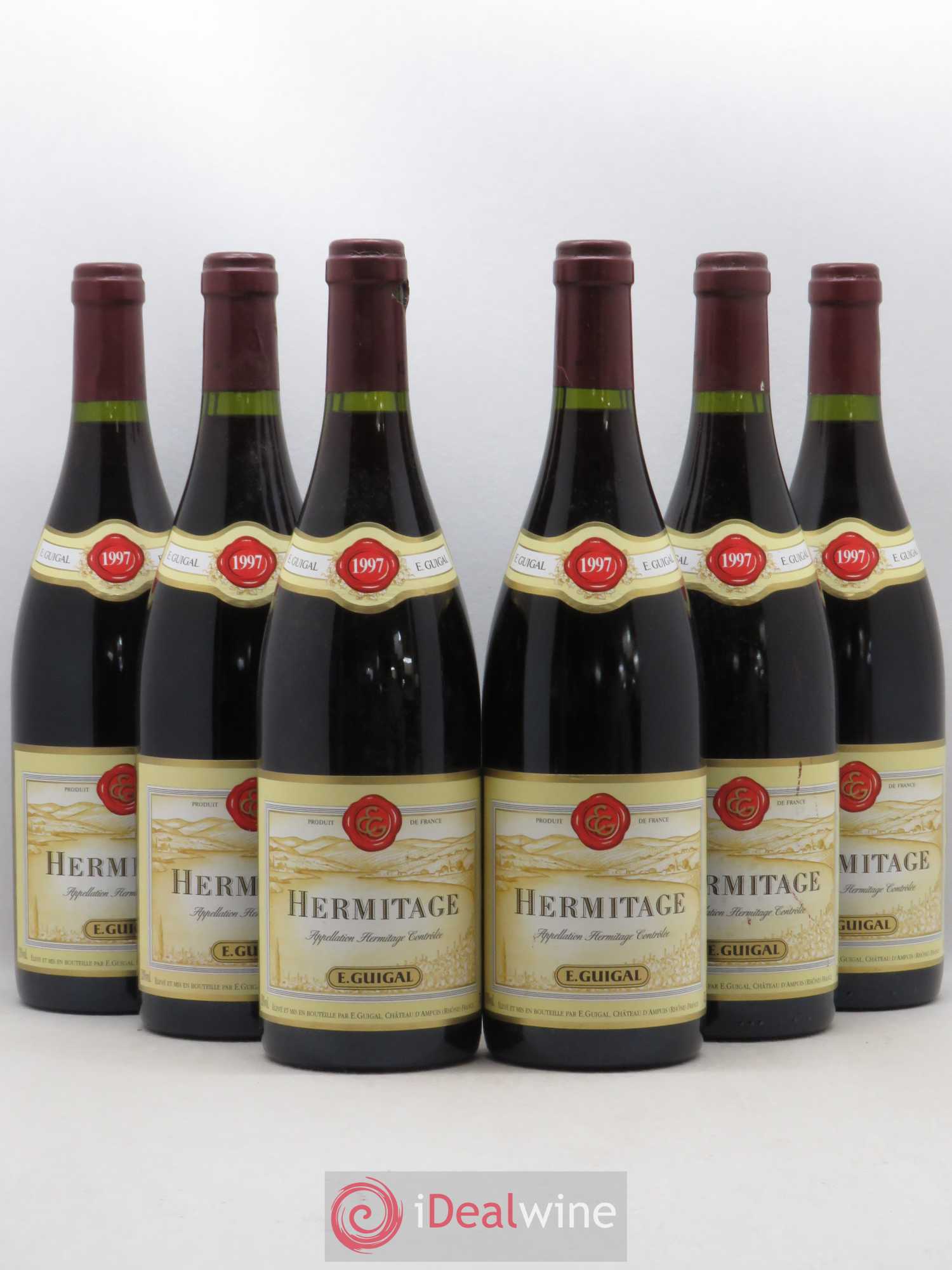 Hermitage Guigal 1997 - Lot de 6 bouteilles - 0