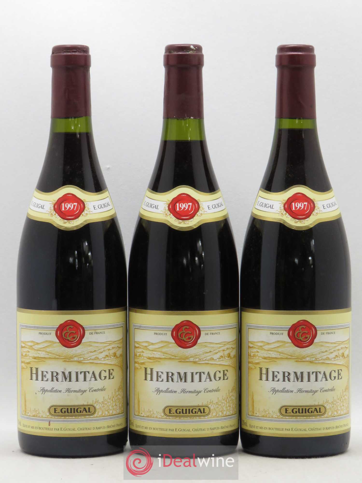 Hermitage Guigal 1997 - Lot de 3 bouteilles - 0