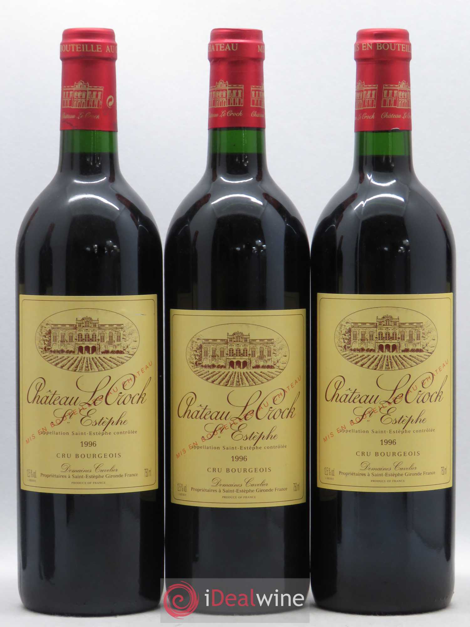 Château le Crock Cru Bourgeois 1996 - Lot de 6 bouteilles - 1