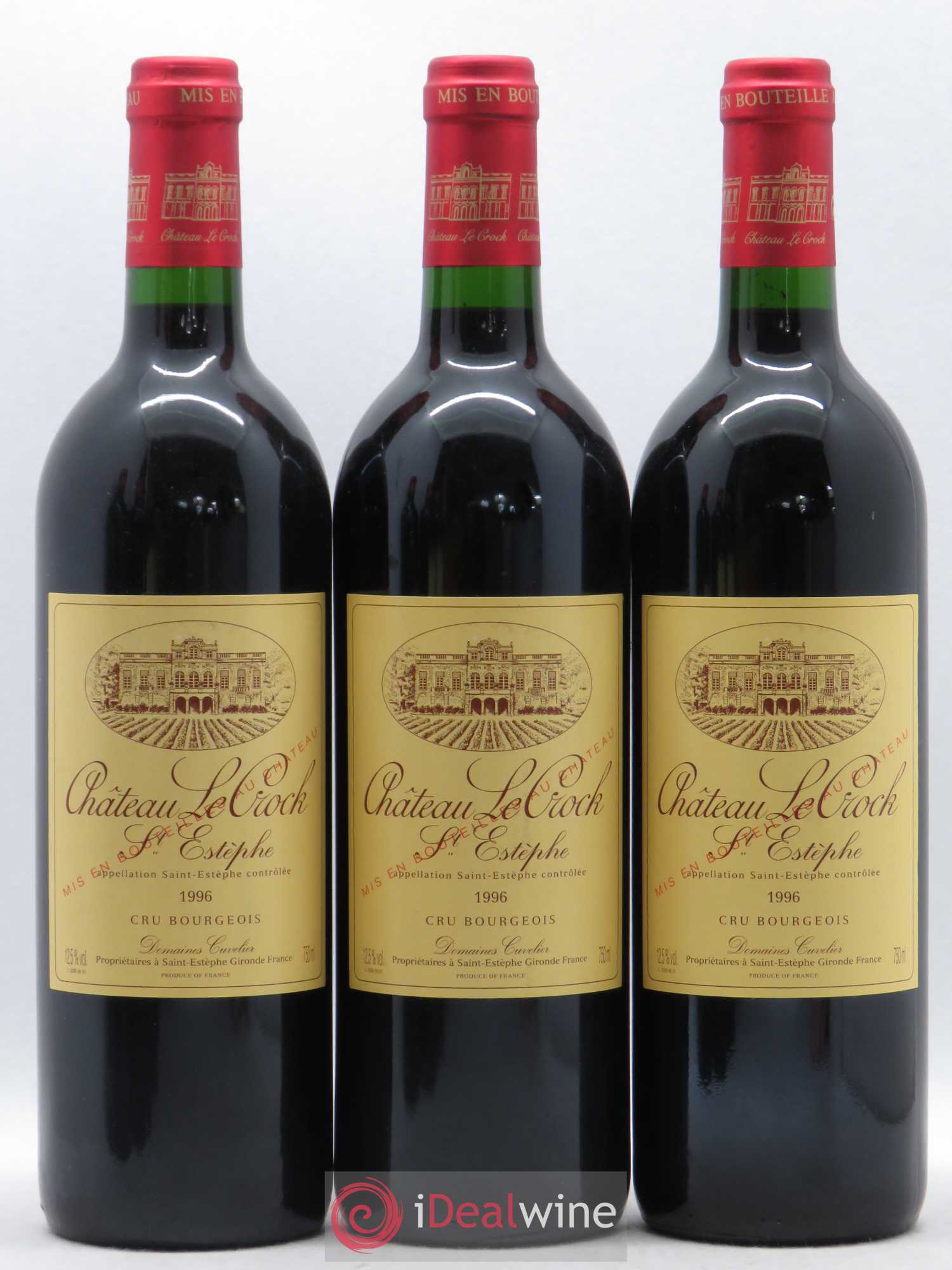 Château le Crock Cru Bourgeois 1996 - Lot de 6 bouteilles - 2