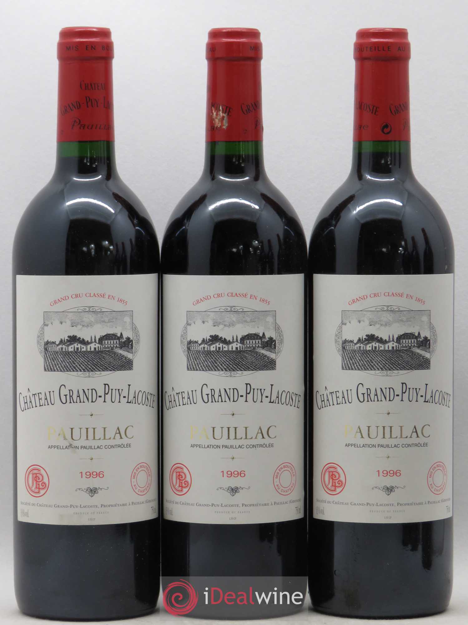 Château Grand Puy Lacoste 5ème Grand Cru Classé 1996 - Lot de 12 bouteilles - 4
