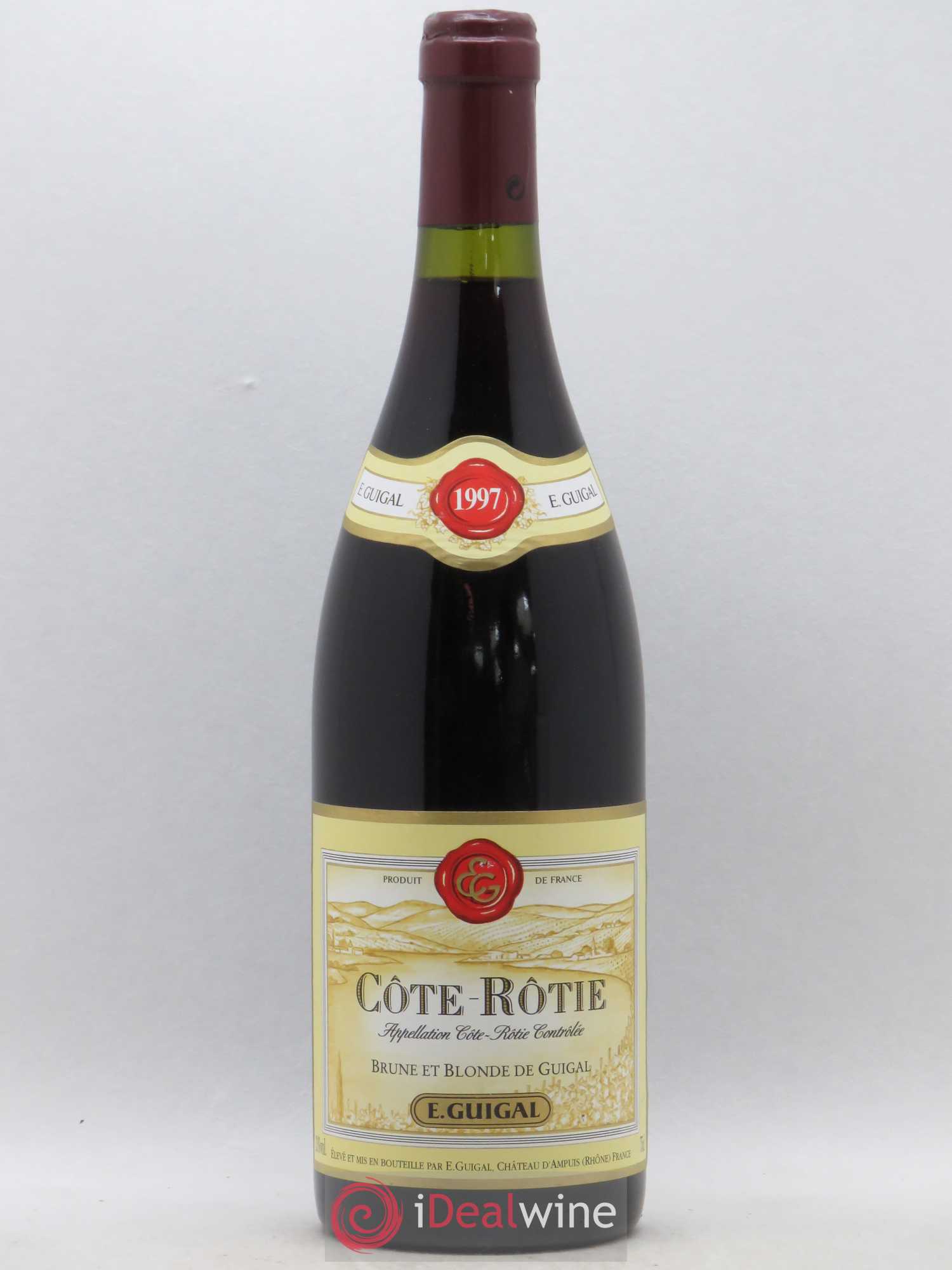 Côte-Rôtie Côtes Brune et Blonde Guigal 1997 - Lot de 1 bouteille - 0