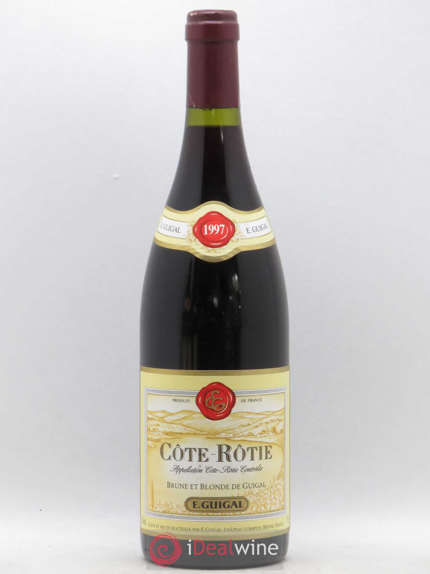 Côte-Rôtie Côtes Brune et Blonde Guigal 1997 - Lot de 1 bouteille - 0