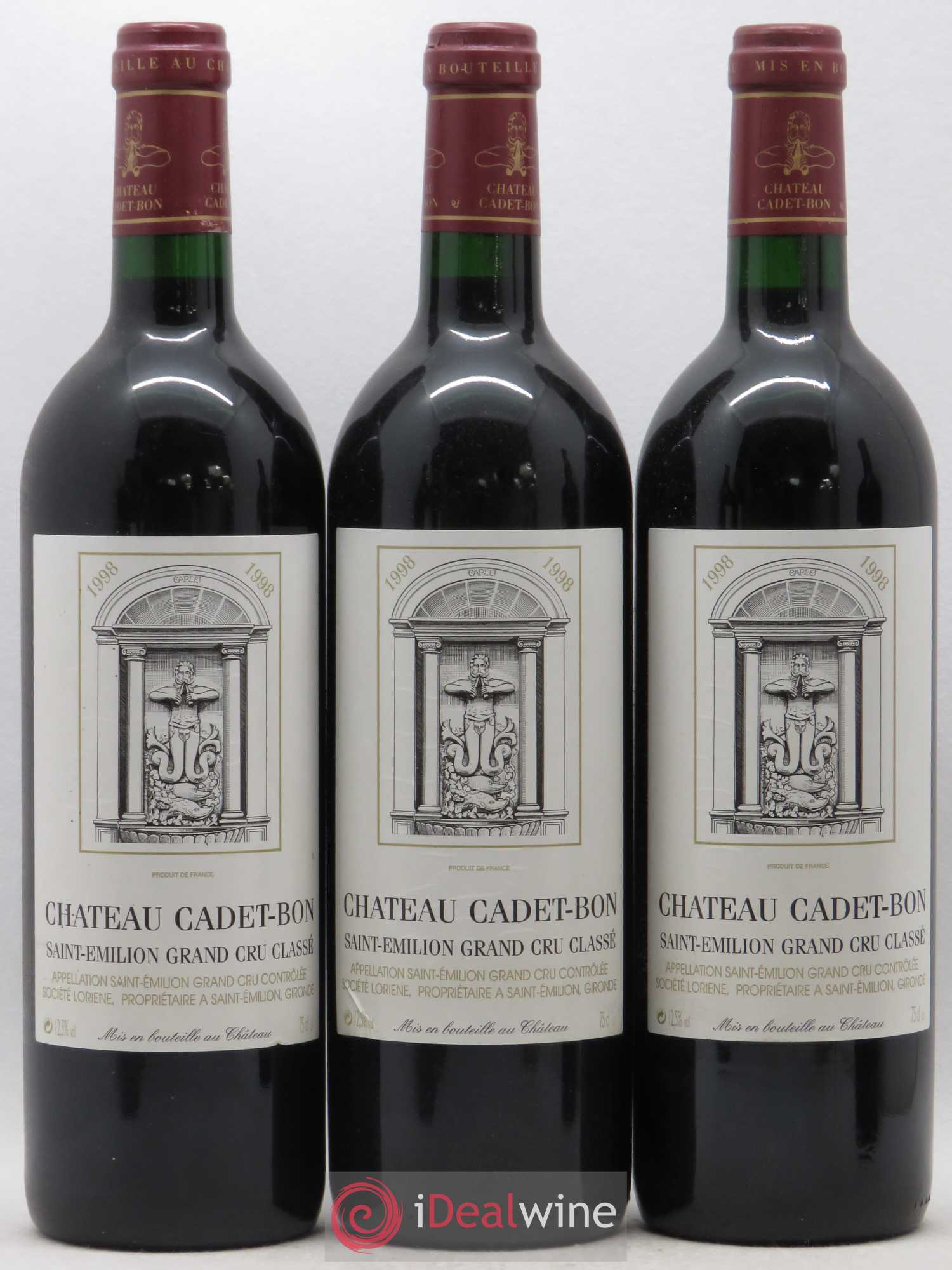 Château Cadet Bon Grand Cru Classé 1998 - Lot de 6 bouteilles - 2