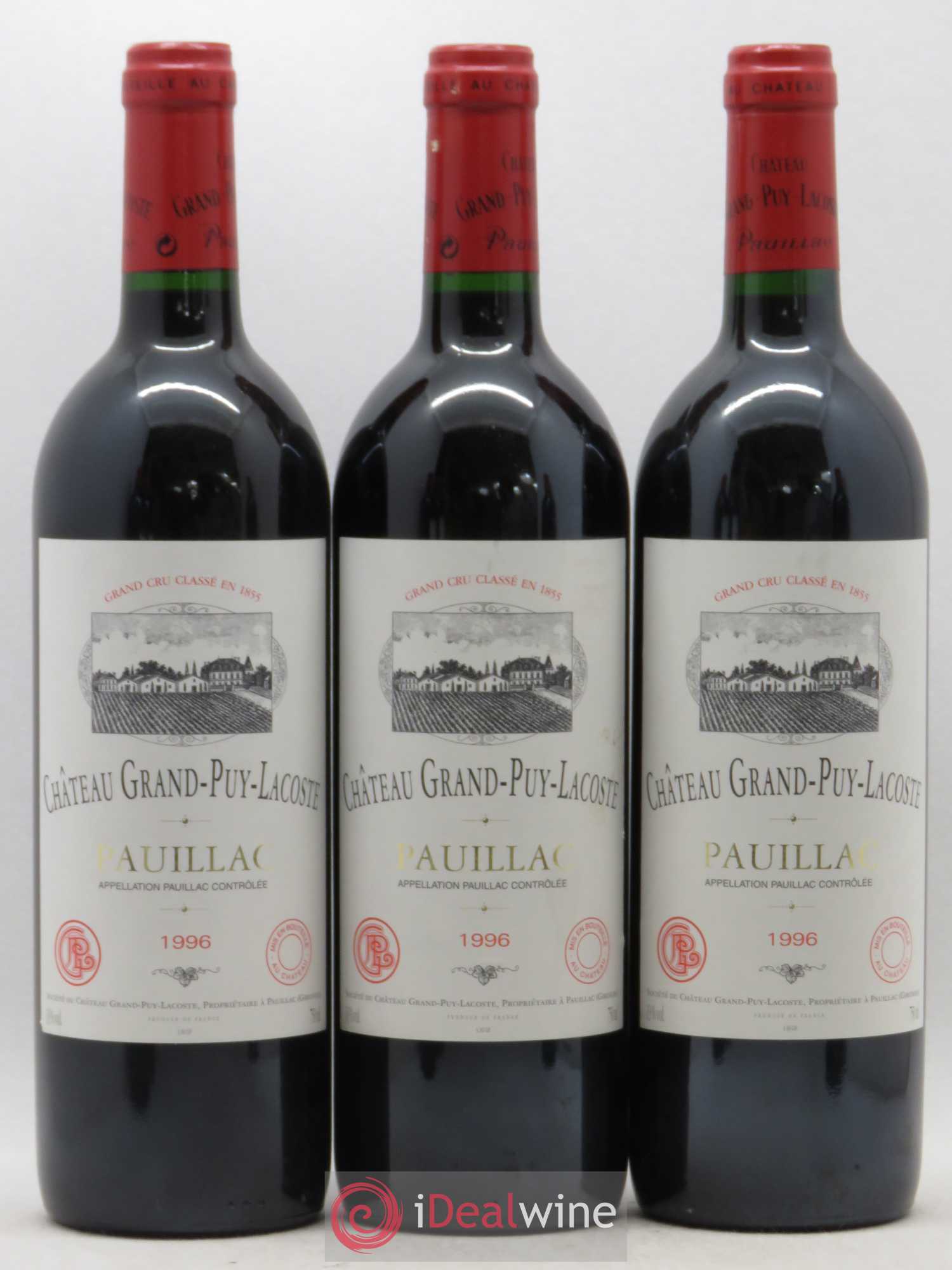 Château Grand Puy Lacoste 5ème Grand Cru Classé 1996 - Lot de 6 bouteilles - 2