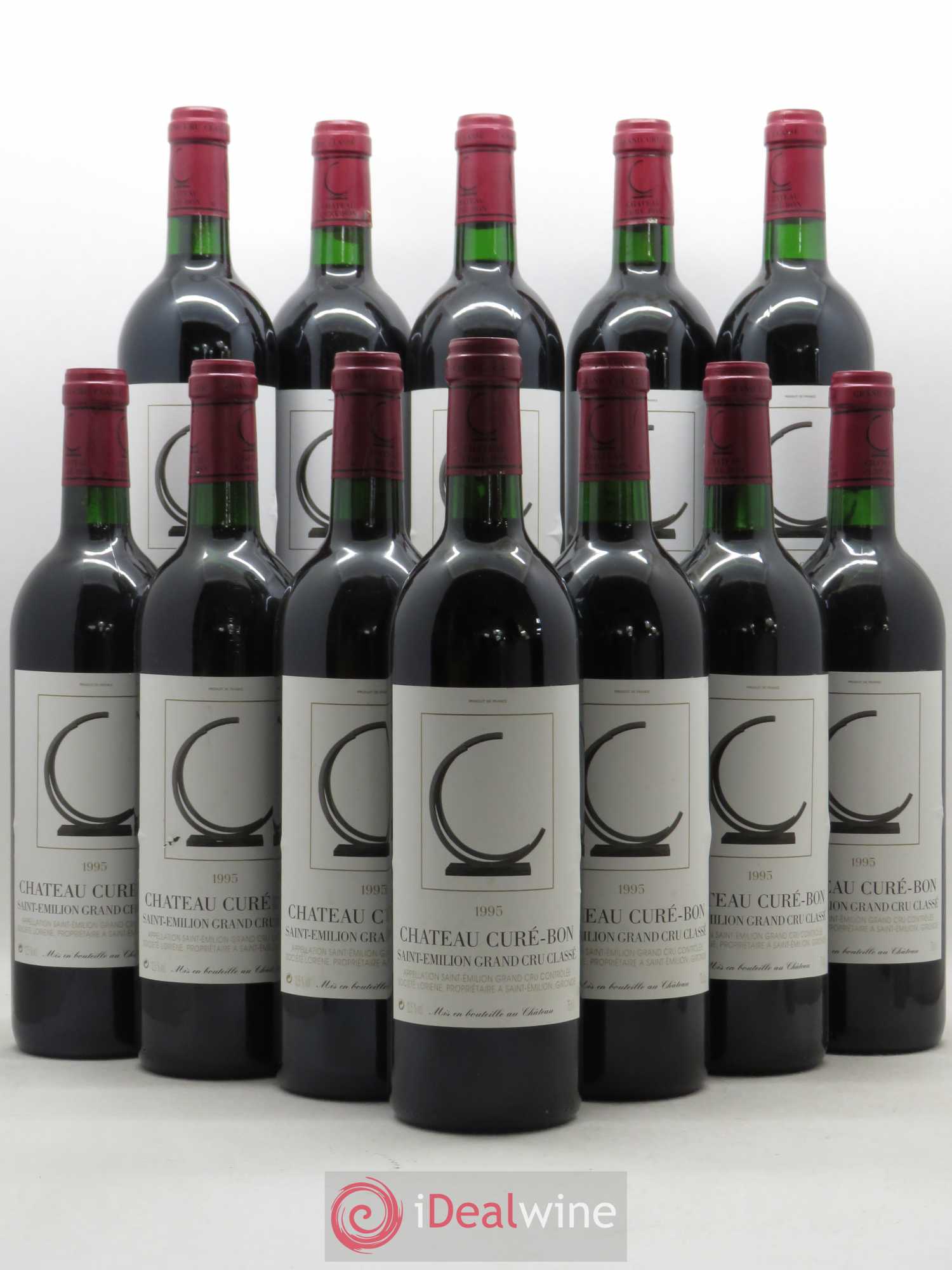Château Curé Bon 1995 - Lot de 12 bouteilles - 0