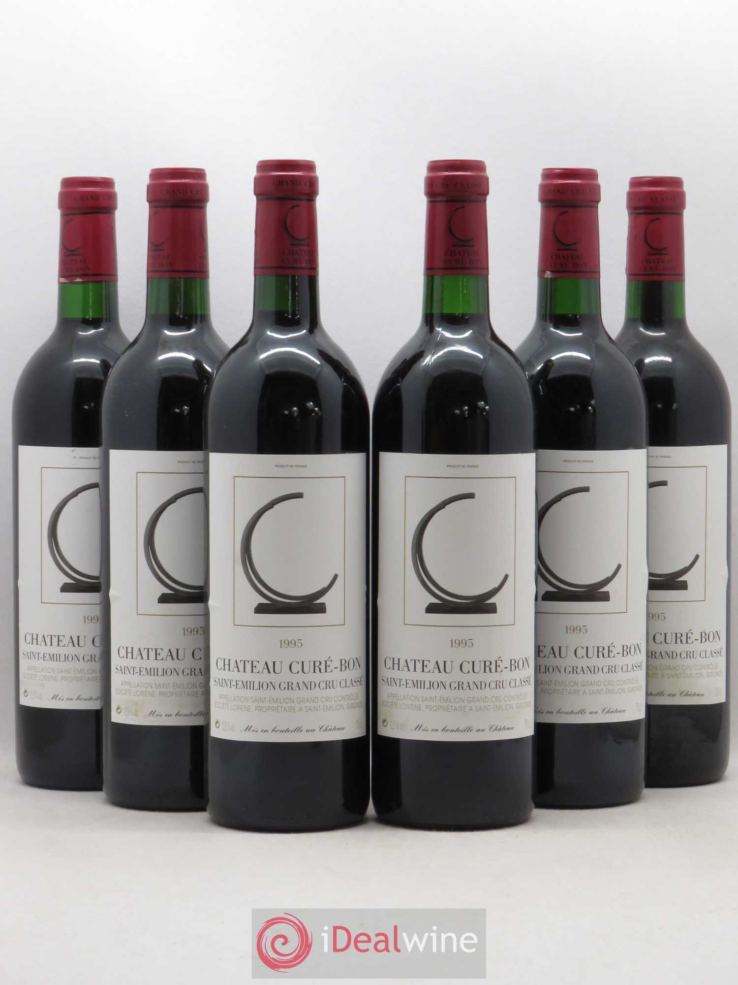 Château Curé Bon 1995 - Lot de 6 bouteilles - 0