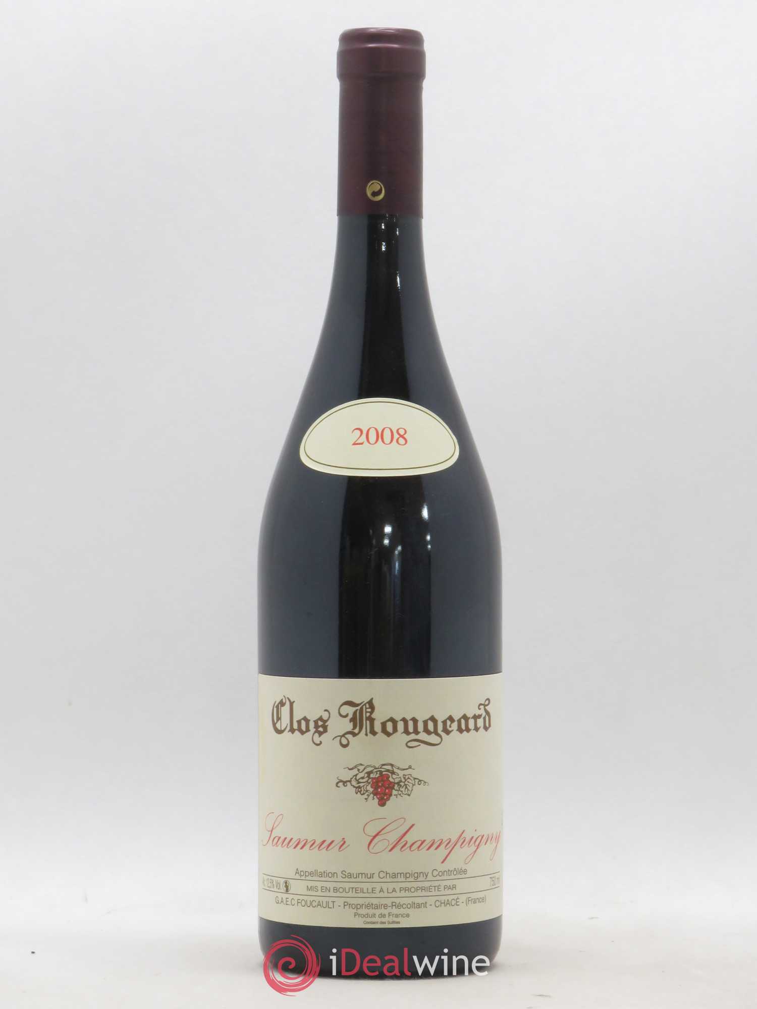 Saumur-Champigny Clos Rougeard 2008 - Lot de 1 bouteille - 0
