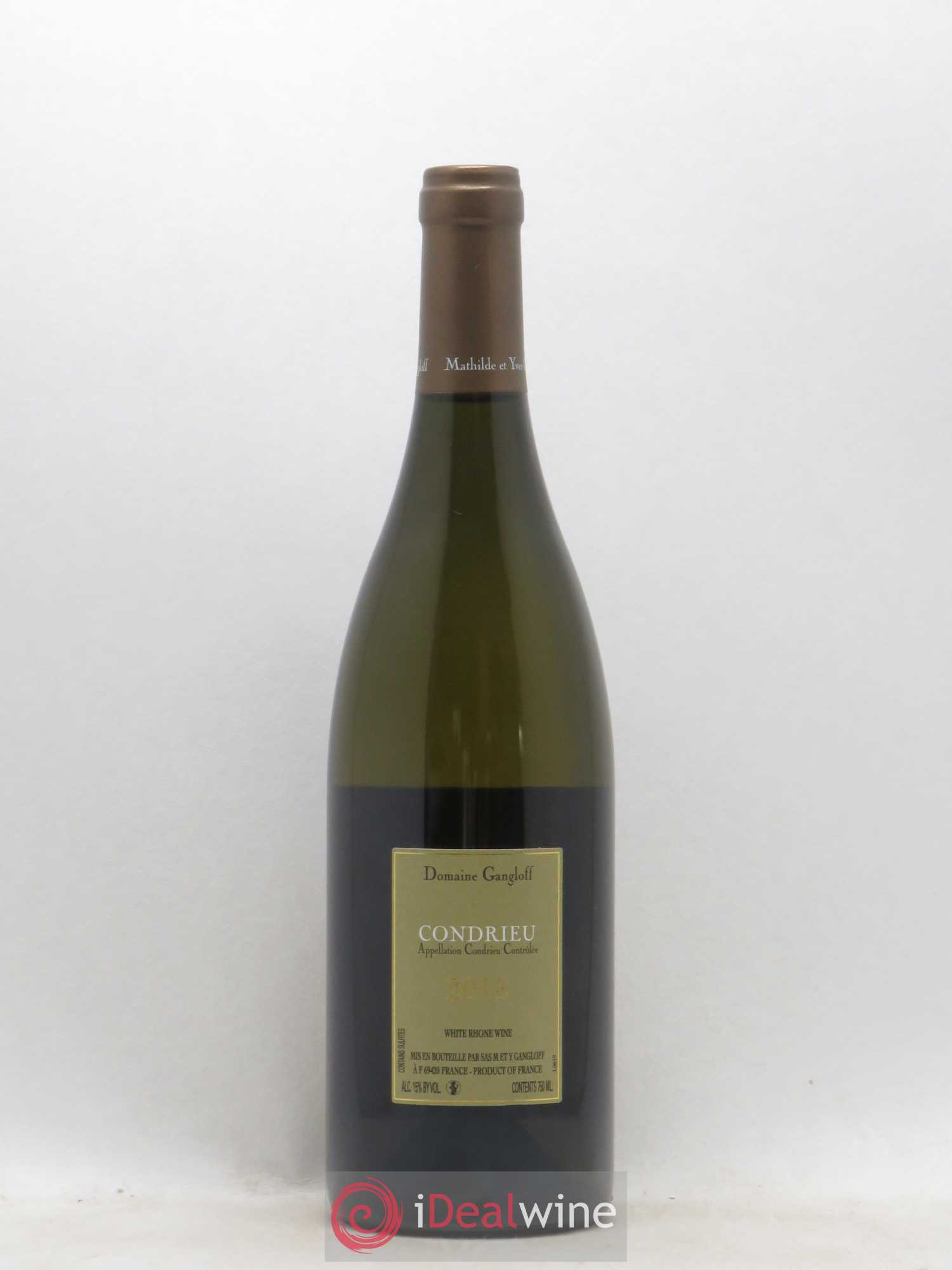Condrieu Domaine Gangloff (Domaine) 2018 - Lot de 1 bouteille - 1