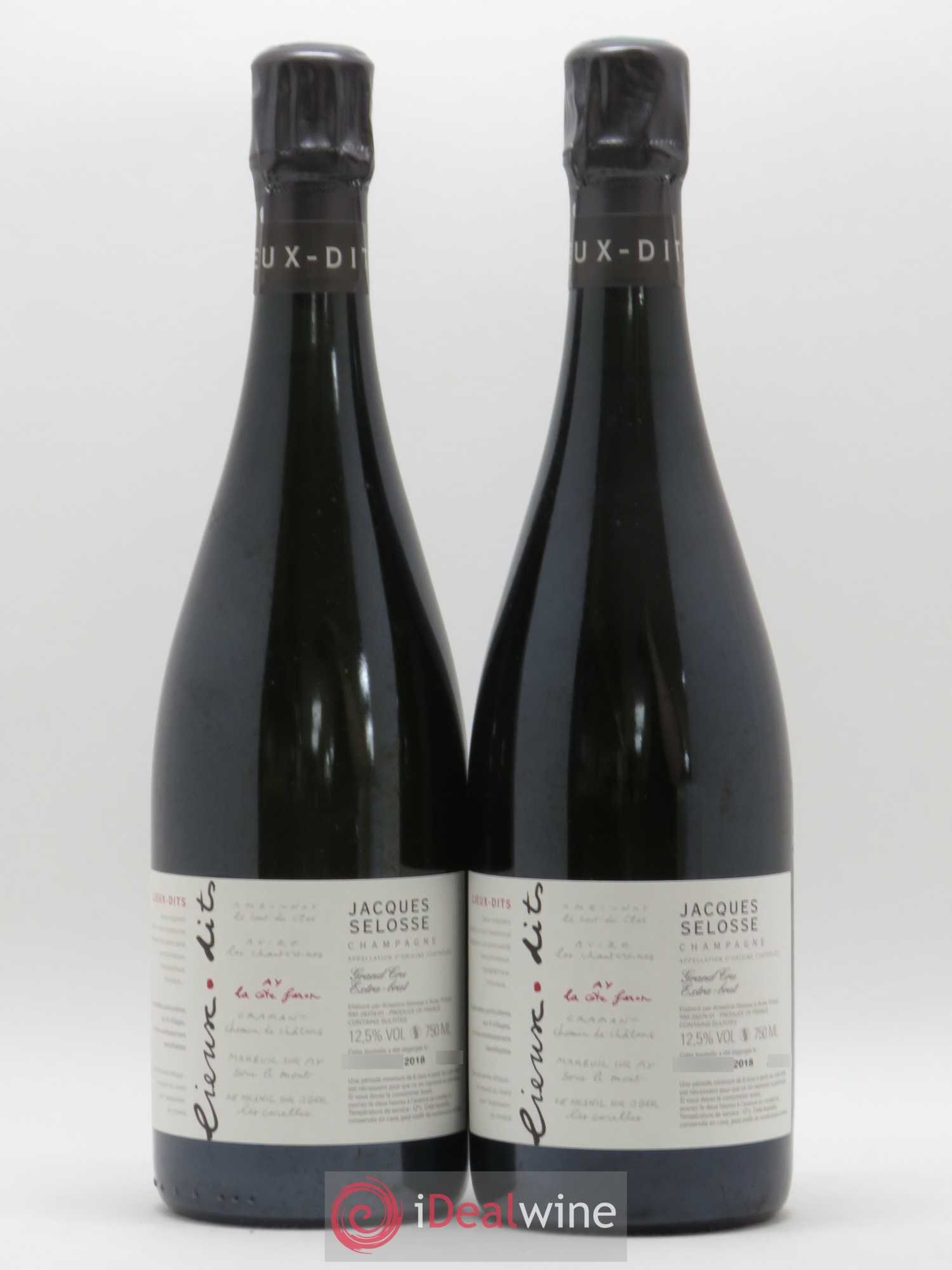 La Côte Faron Blanc de Noirs Grand Cru Extra-Brut Jacques Selosse - Lot de 2 bouteilles - 0