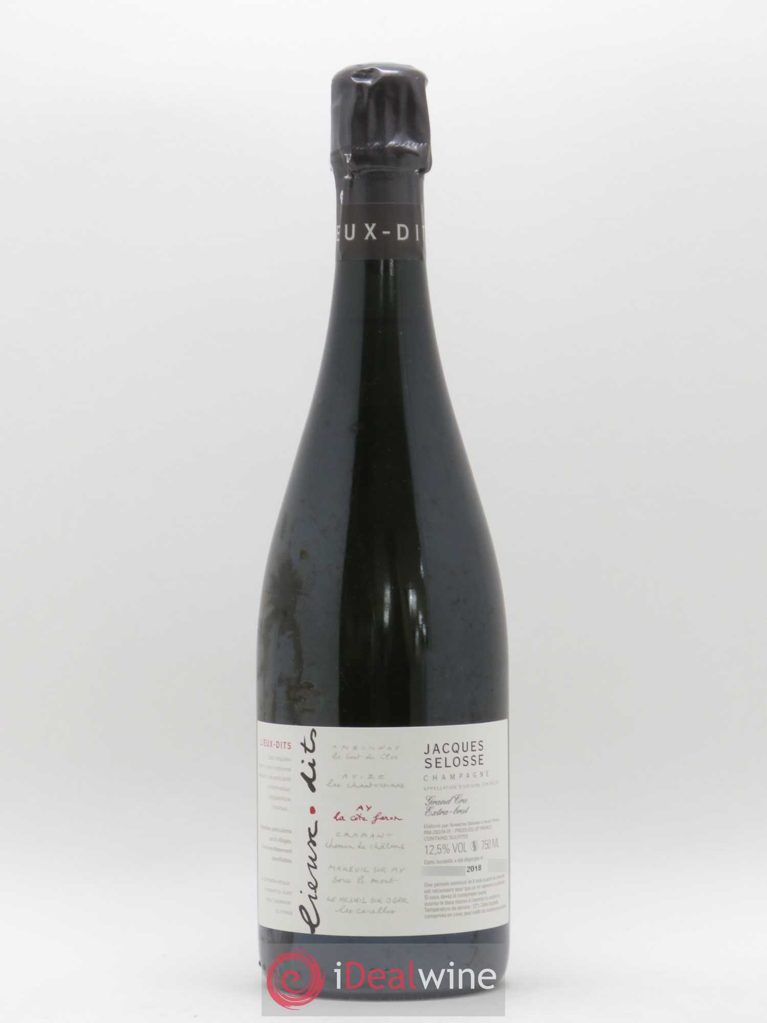 La Côte Faron Blanc de Noirs Grand Cru Extra-Brut Jacques Selosse 2018 - Lot de 1 bouteille - 0