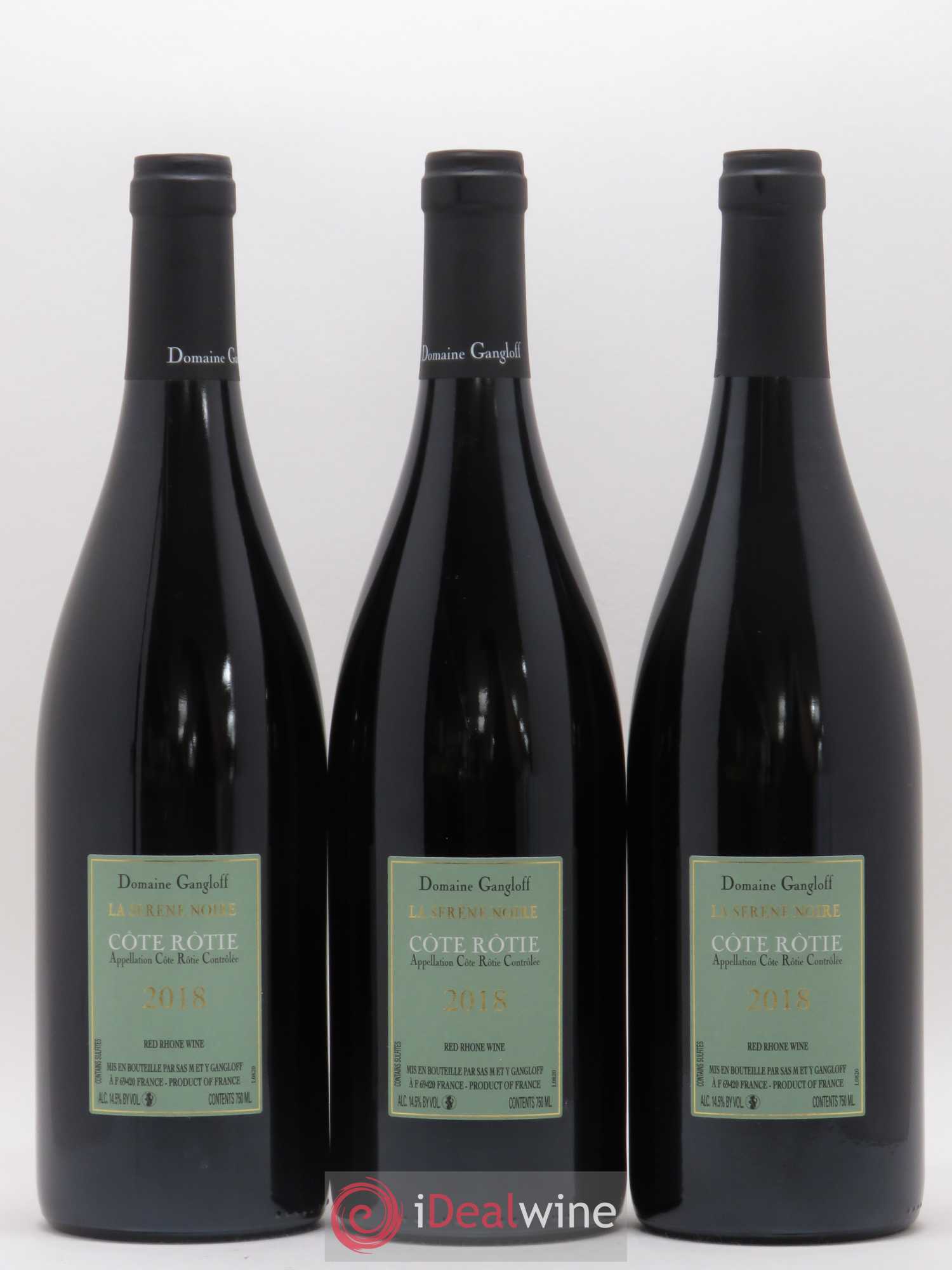 Côte-Rôtie La Sereine Noire Gangloff (Domaine) 2018 - Lot de 3 bouteilles - 1