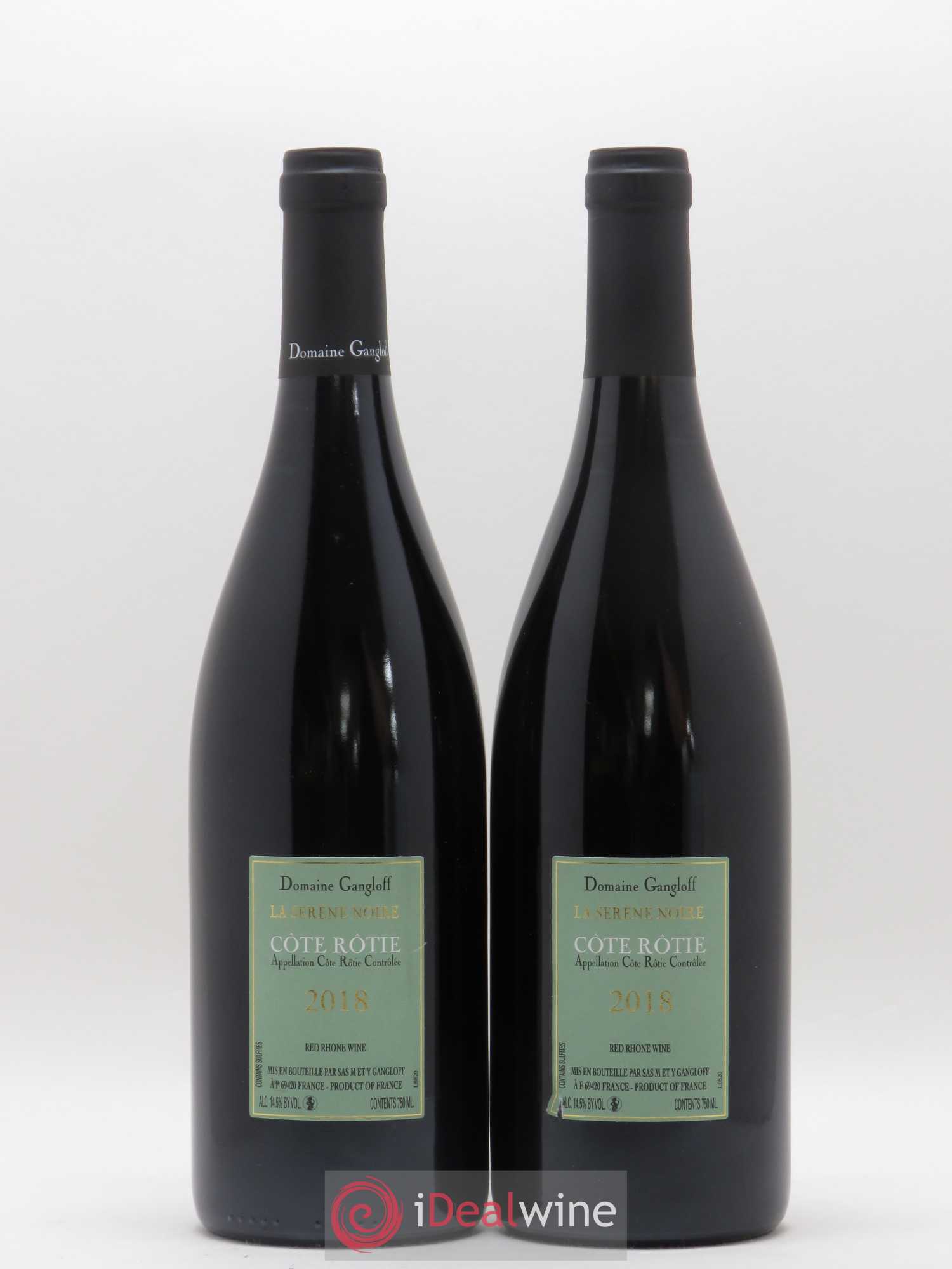 Côte-Rôtie La Sereine Noire Gangloff (Domaine) 2018 - Lot de 2 bouteilles - 1