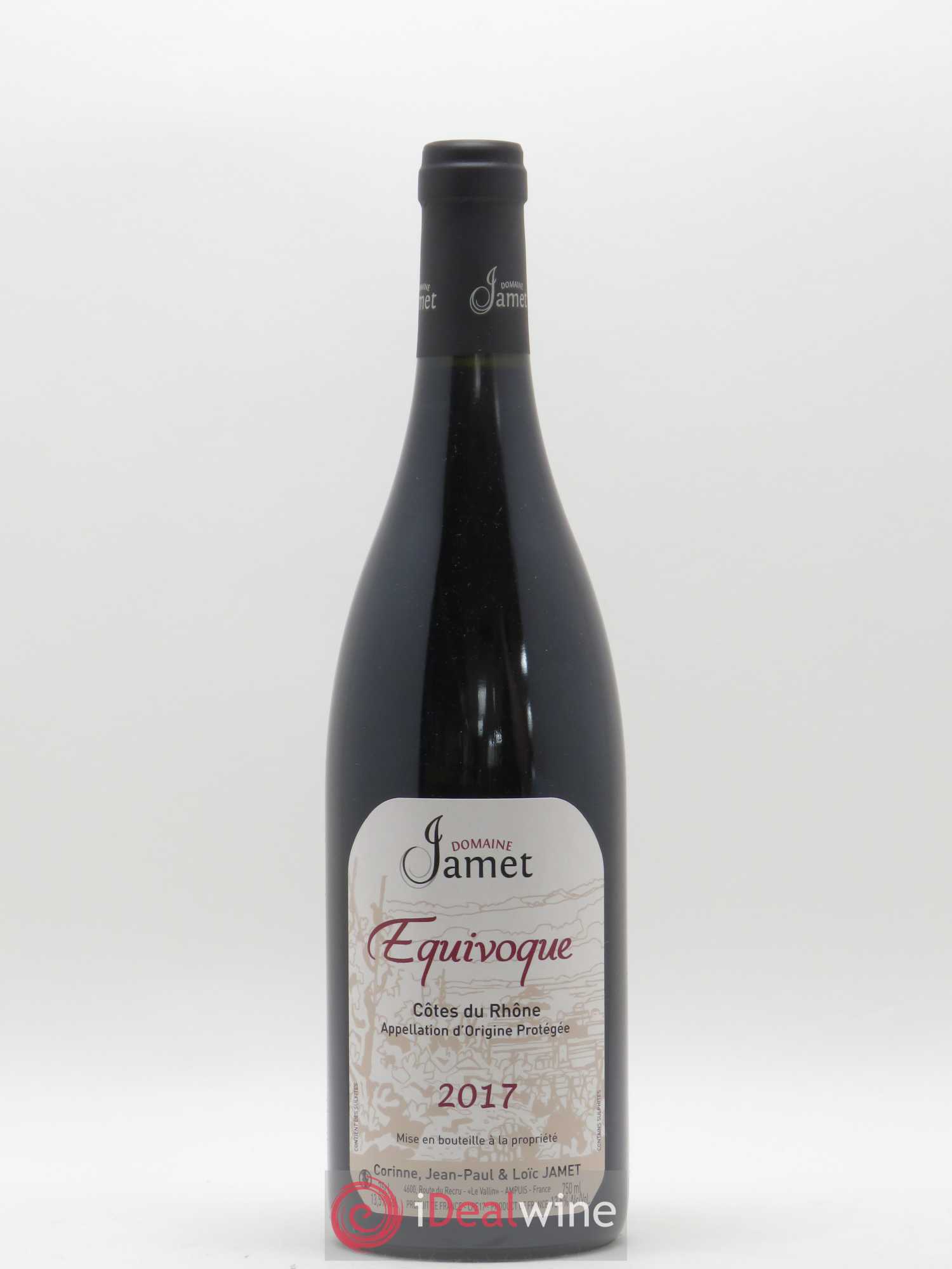 Côtes-du-Rhône Equivoque Jamet (Domaine) 2017 - Lot de 1 bouteille - 0