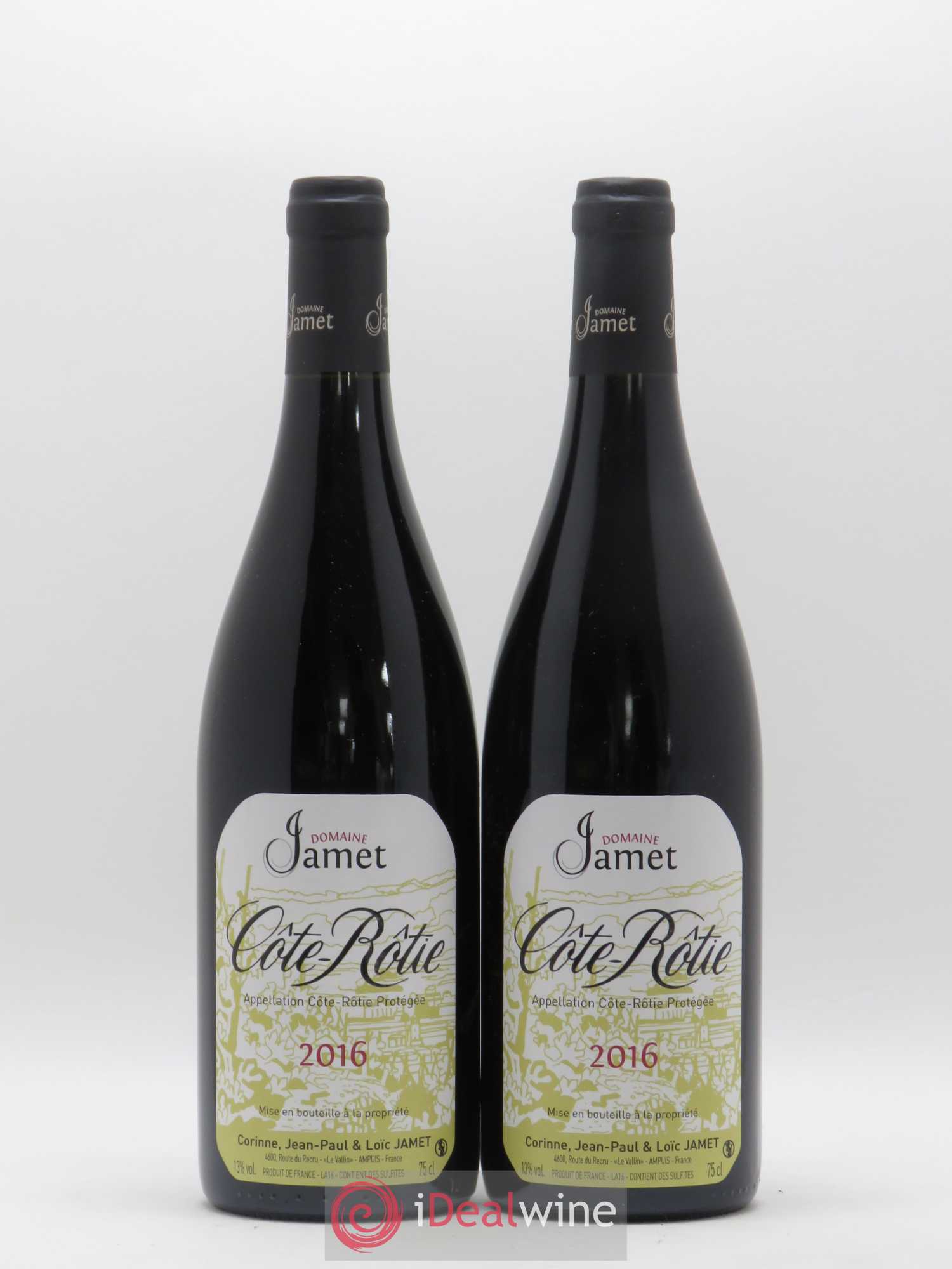 Côte-Rôtie Jamet (Domaine) 2016 - Lot de 2 bouteilles - 0
