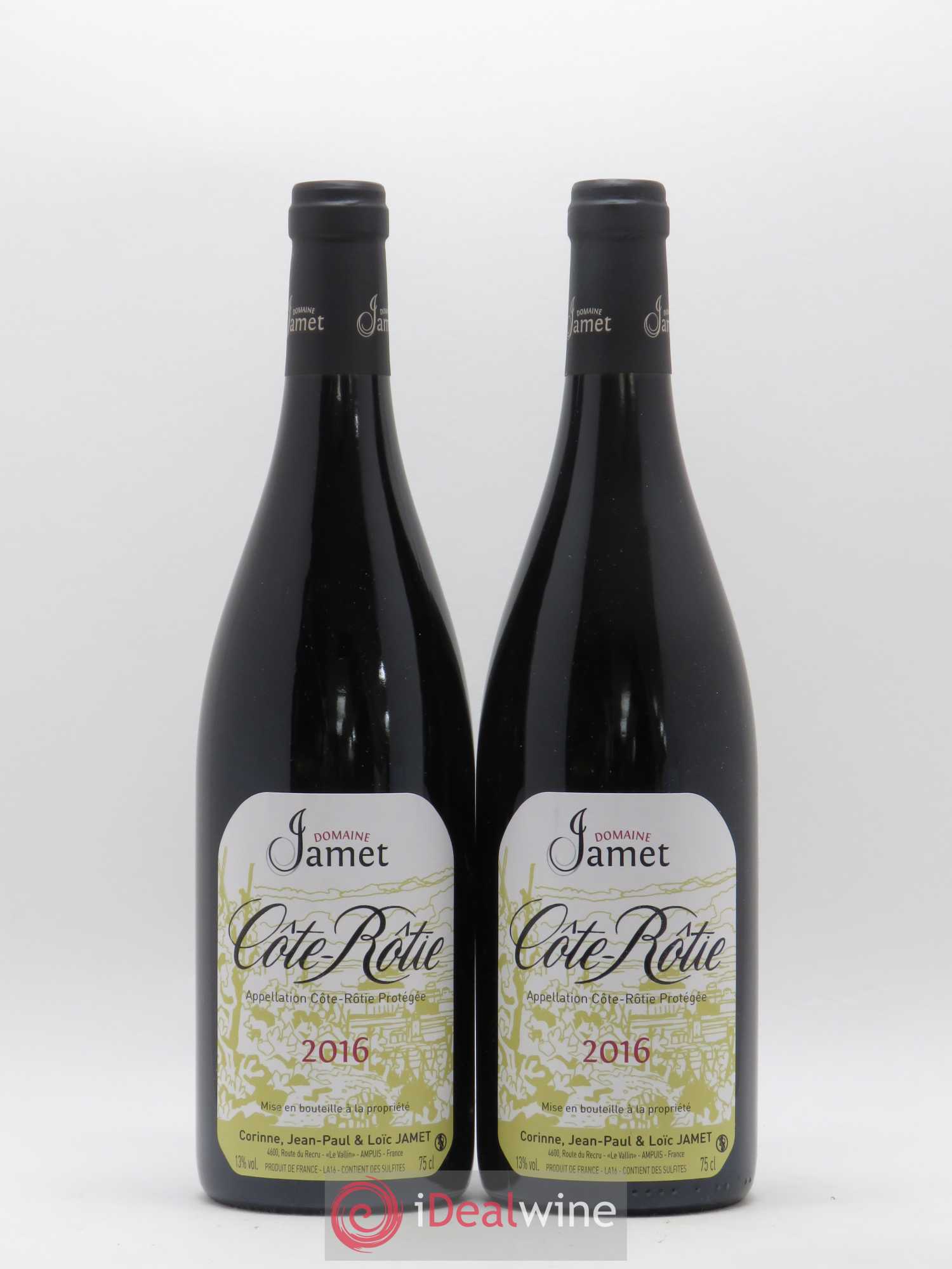 Côte-Rôtie Jamet (Domaine) 2016 - Lot de 2 bouteilles - 0