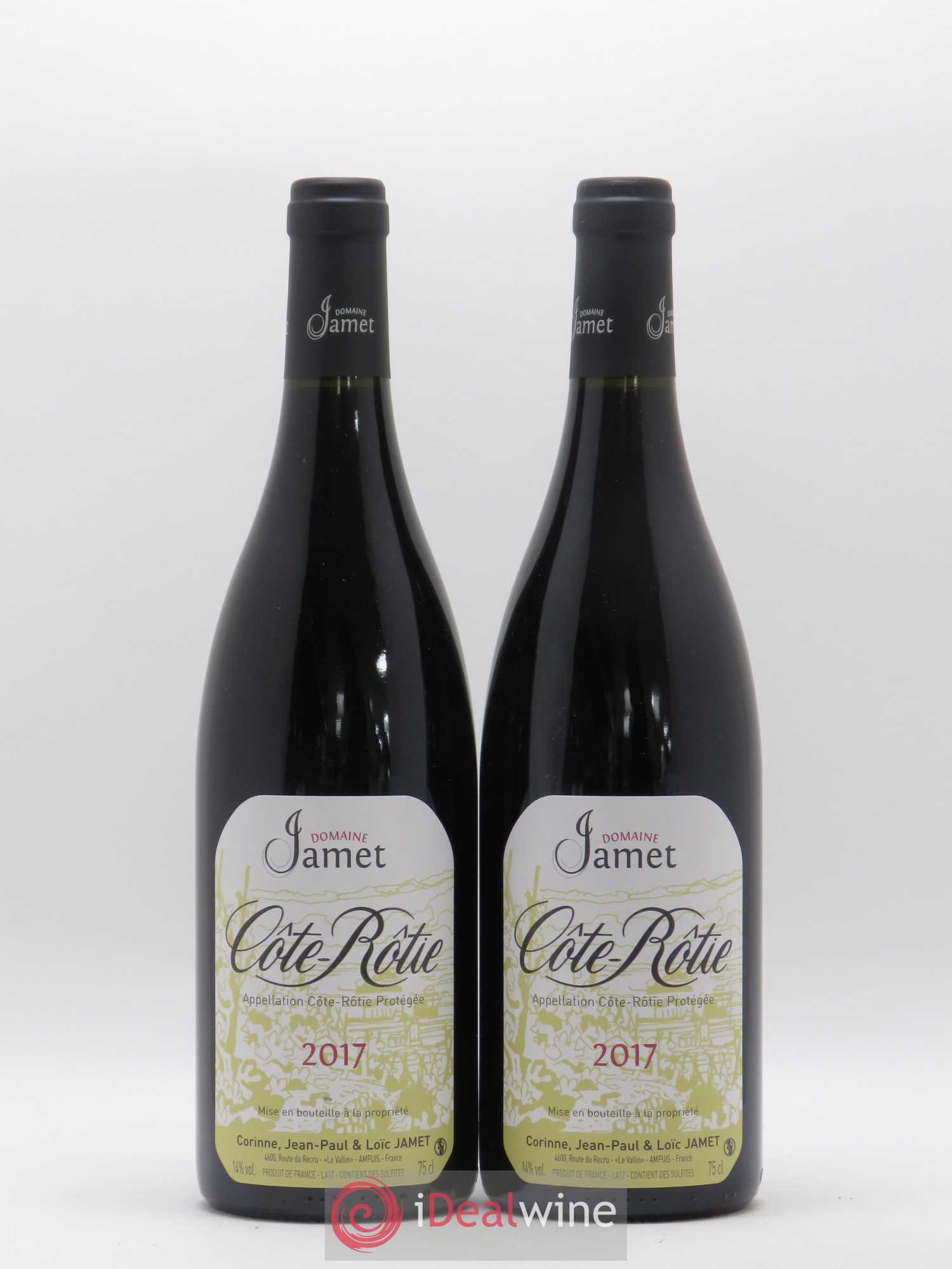Côte-Rôtie Jamet (Domaine) 2017 - Lot de 2 bouteilles - 0