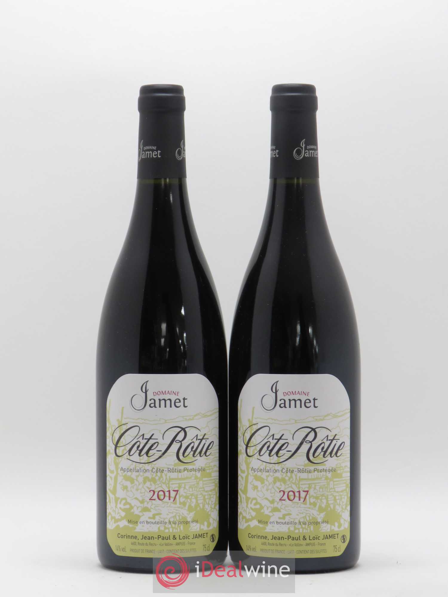 Côte-Rôtie Jamet (Domaine) 2017 - Lot de 2 bouteilles - 0