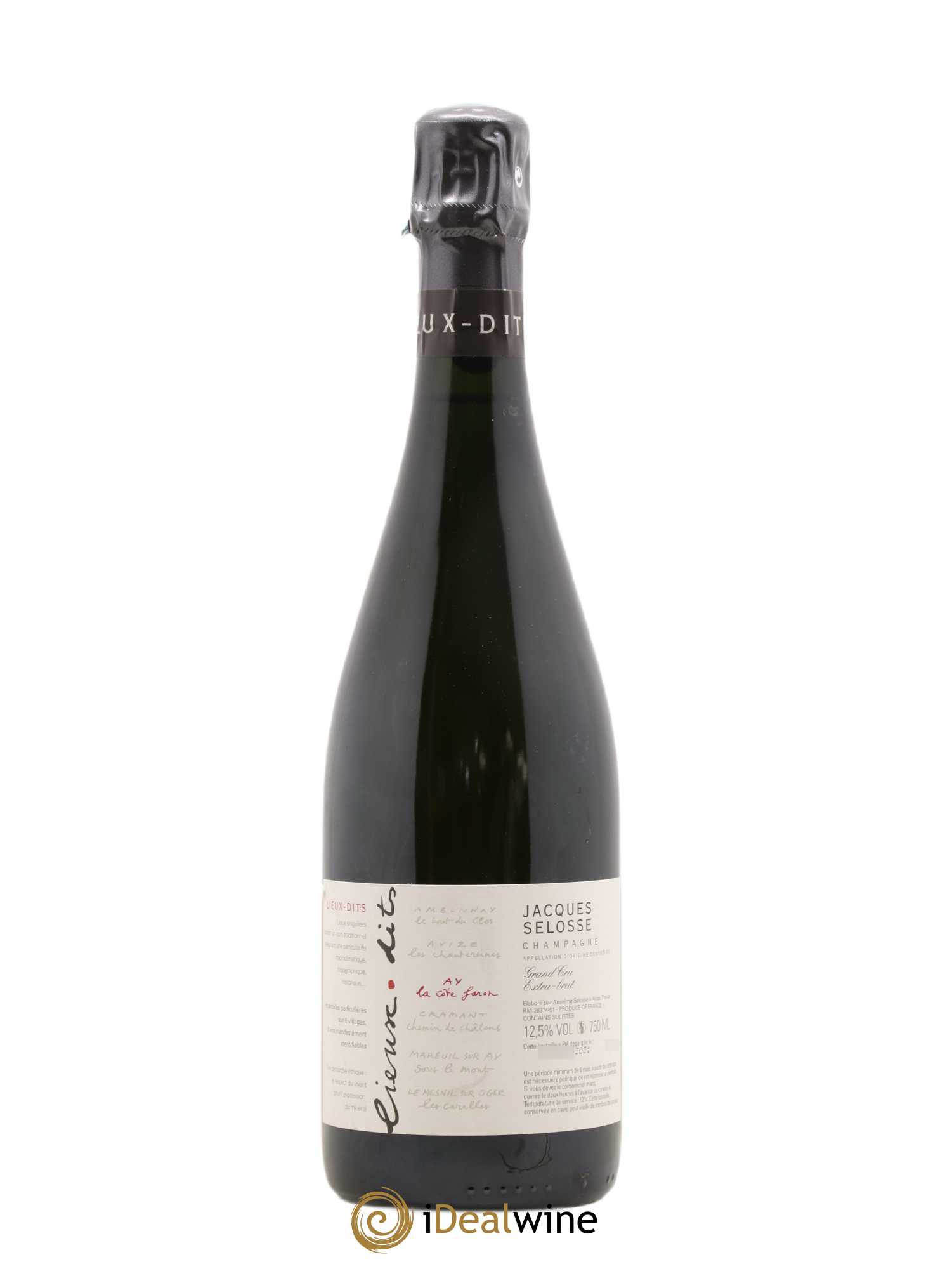 La Côte Faron Blanc de Noirs Grand Cru Extra-Brut Jacques Selosse - Lot de 1 bouteille - 0